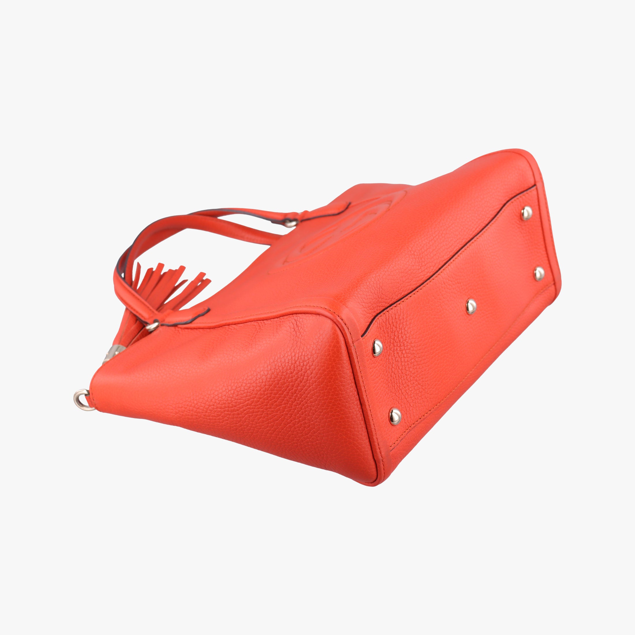 Pre-owned Gucci Soho Orange Leather 369176 shoulderbag | stylenewstar