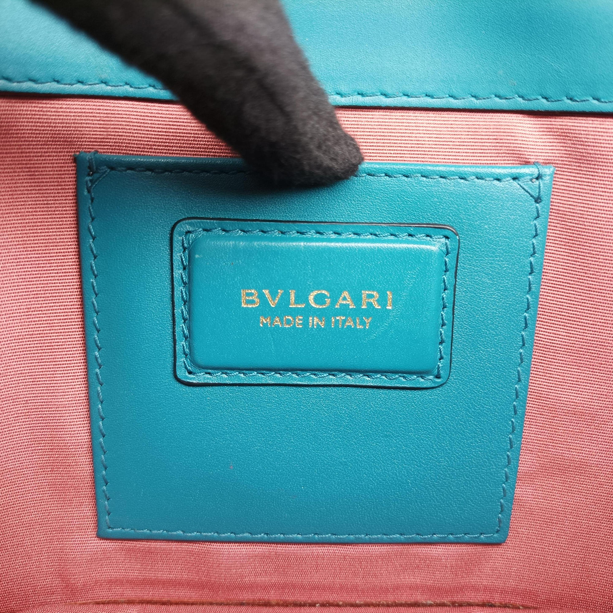 Pre-owned Bvlgari SERPENTI FOREVER Blue Leather  shoulderbag | stylenewstar