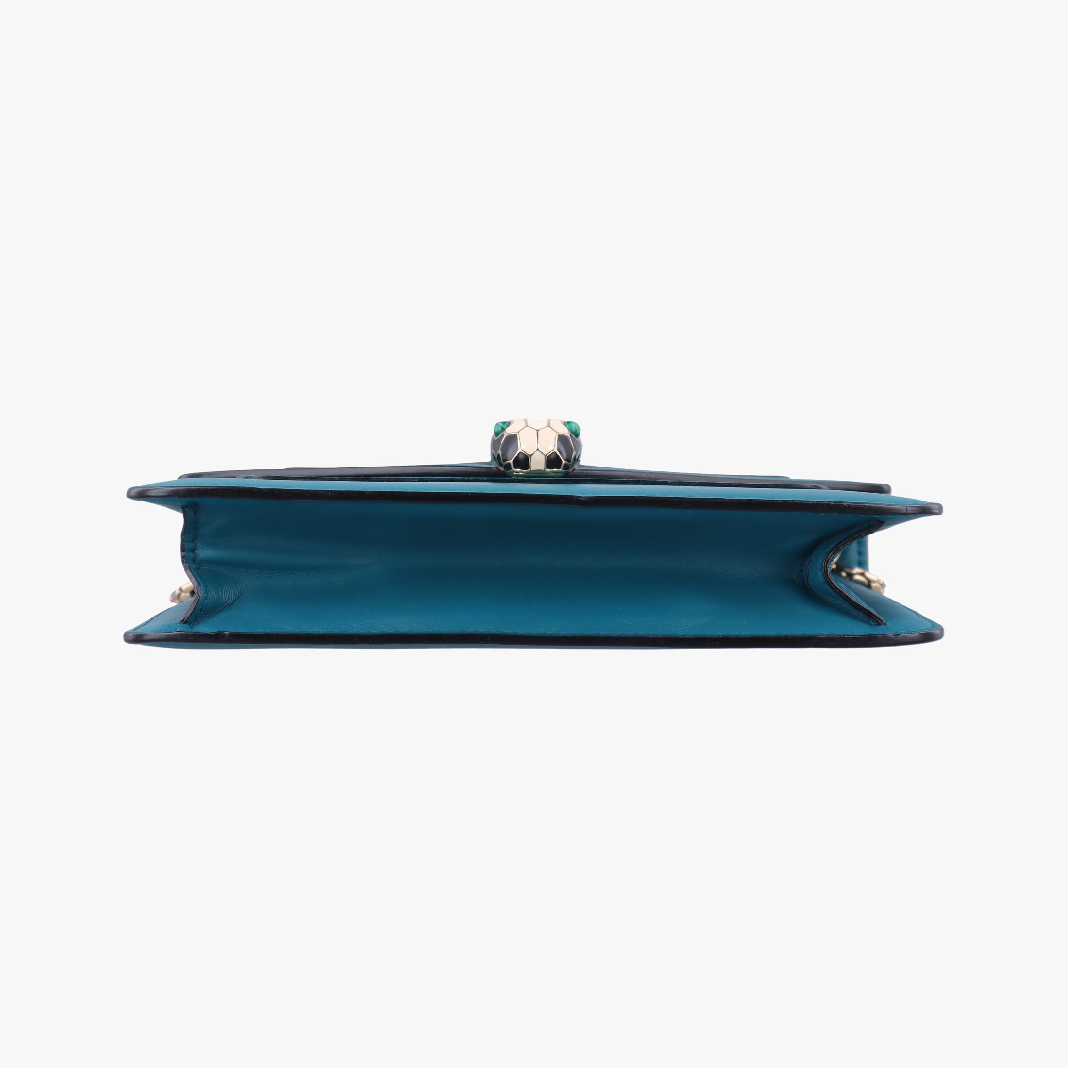 Pre-owned Bvlgari SERPENTI FOREVER Blue Leather  shoulderbag | stylenewstar