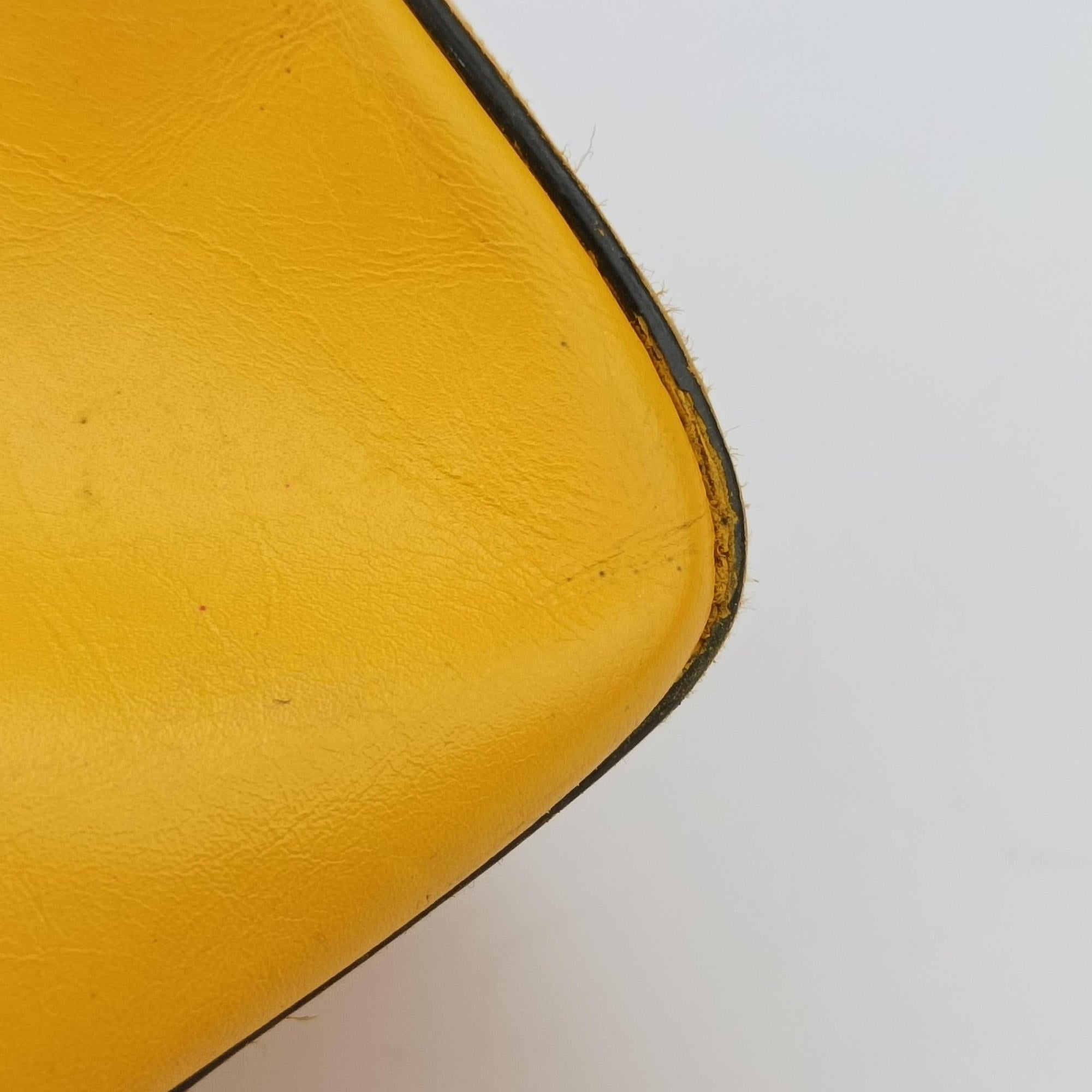 Pre-owned Gucci Bright Diamante Yellow Leather 354332 handbag | stylenewstar