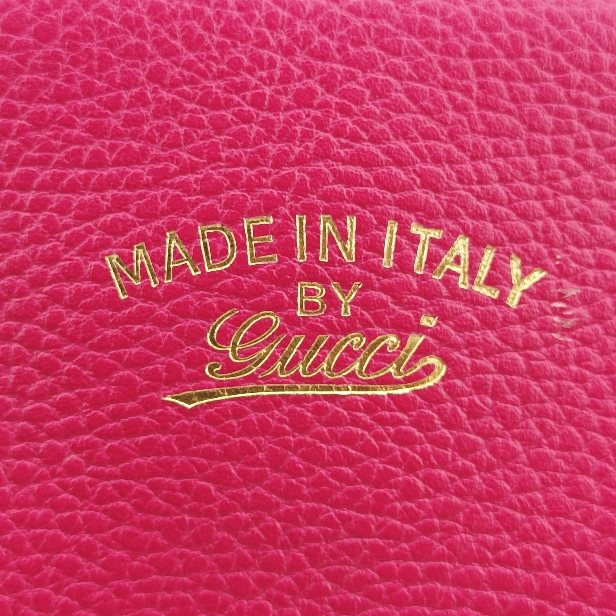 Pre-owned Gucci Swing Rose Leather 354408 handbag | stylenewstar