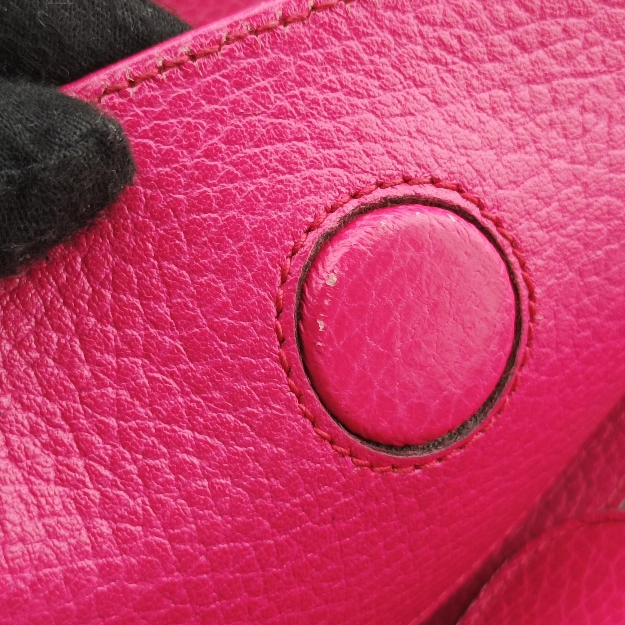 Pre-owned Gucci Swing Rose Leather 354408 handbag | stylenewstar