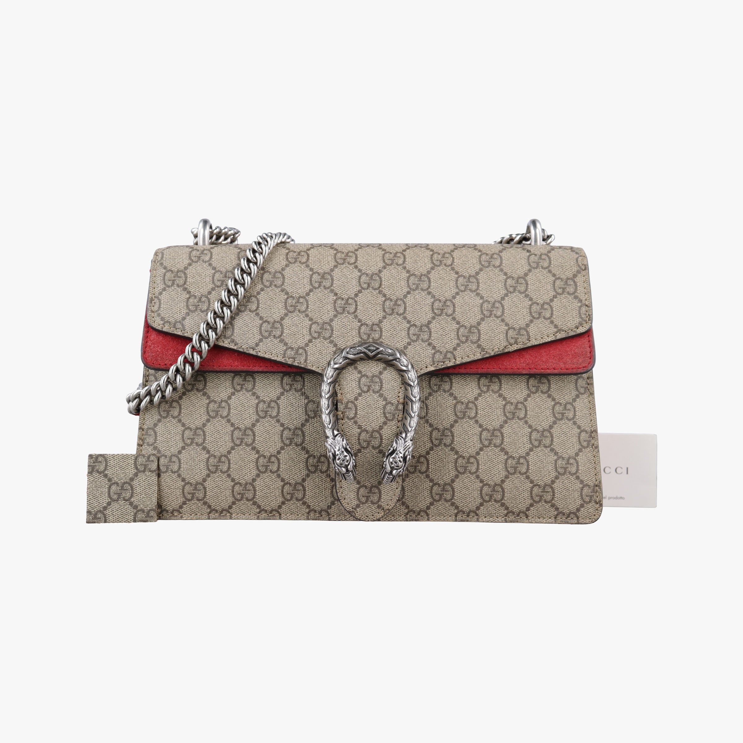 Vintage Gucci Dionysus beige×red PVC coated canvas × suede 400249 shoulderbag | stylenewstar
