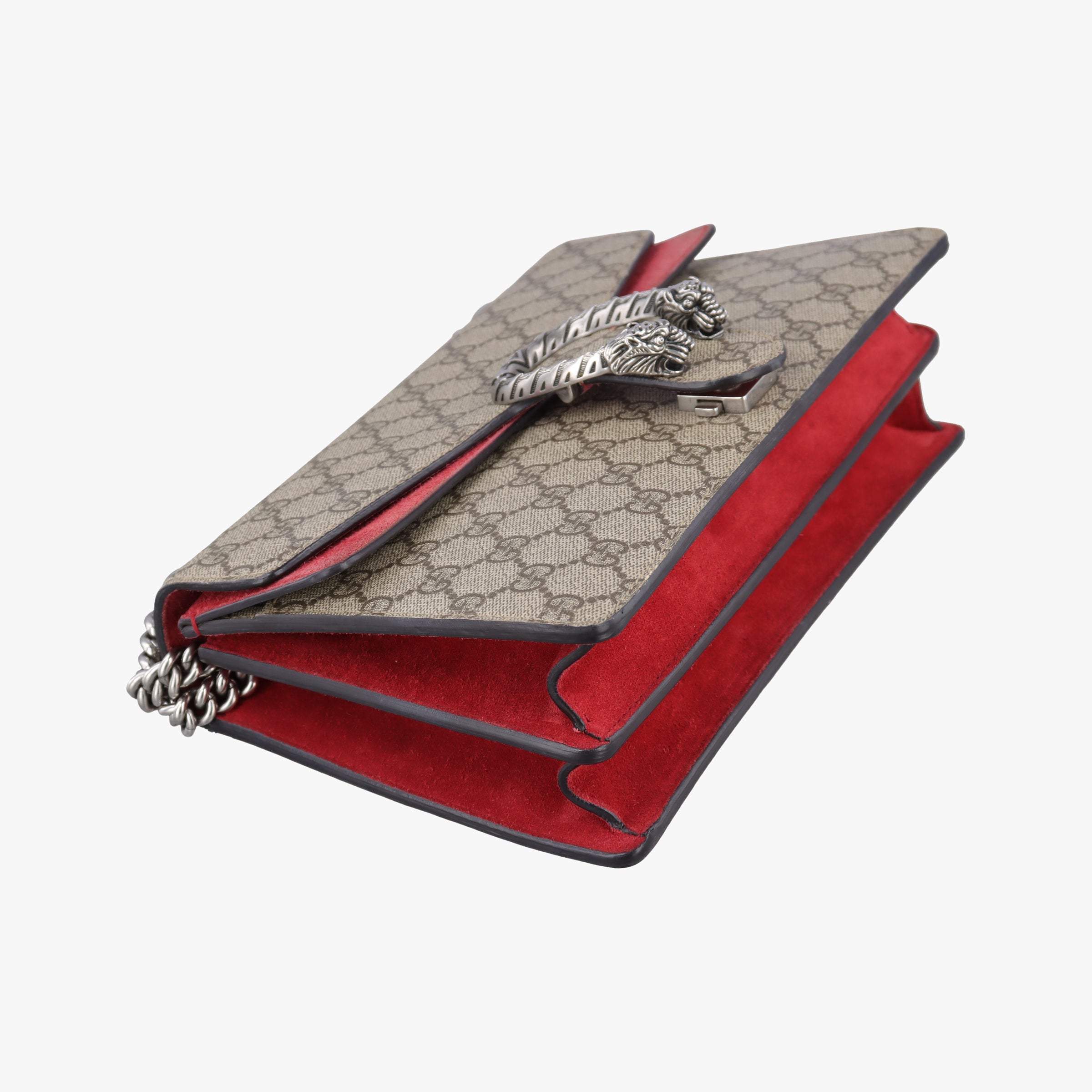 Vintage Gucci Dionysus beige×red PVC coated canvas × suede 400249 shoulderbag | stylenewstar