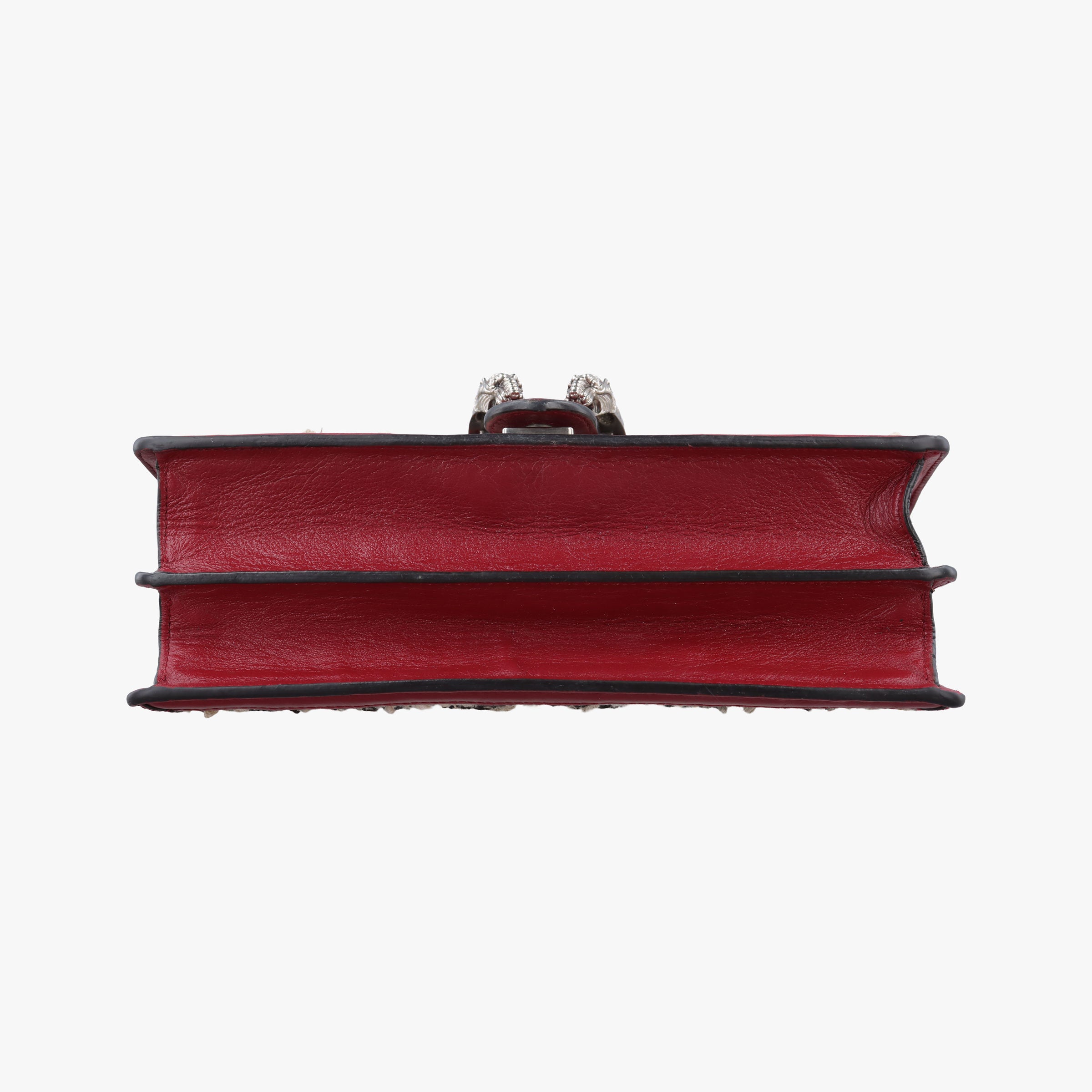 Pre-owned Gucci Dionysus Ivory × Red × Black Tweed×Leather 400249 shoulderbag | stylenewstar