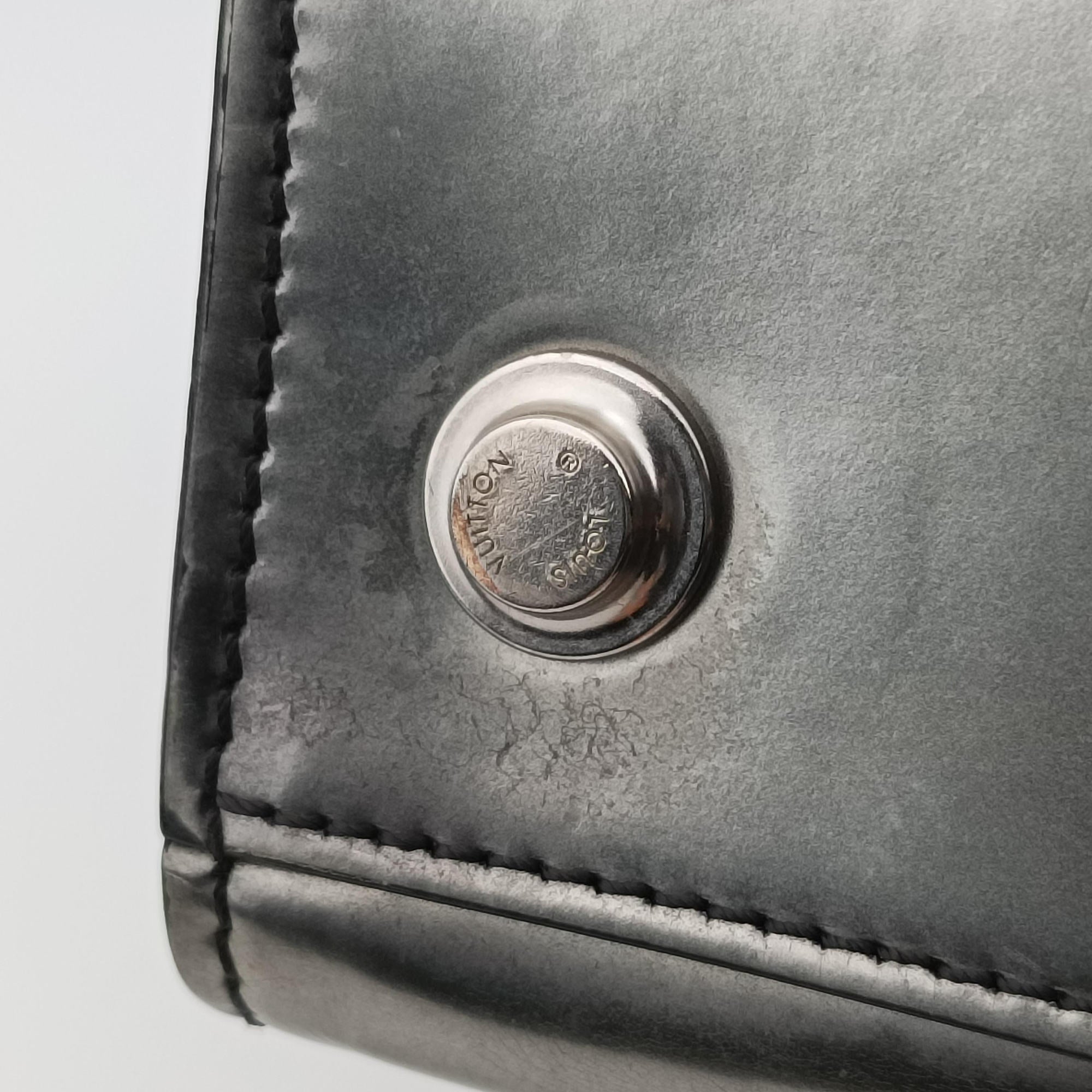 Vintage Louis Vuitton City Steamer MM Silver Smooth Calfskin Leather  handbag | stylenewstar
