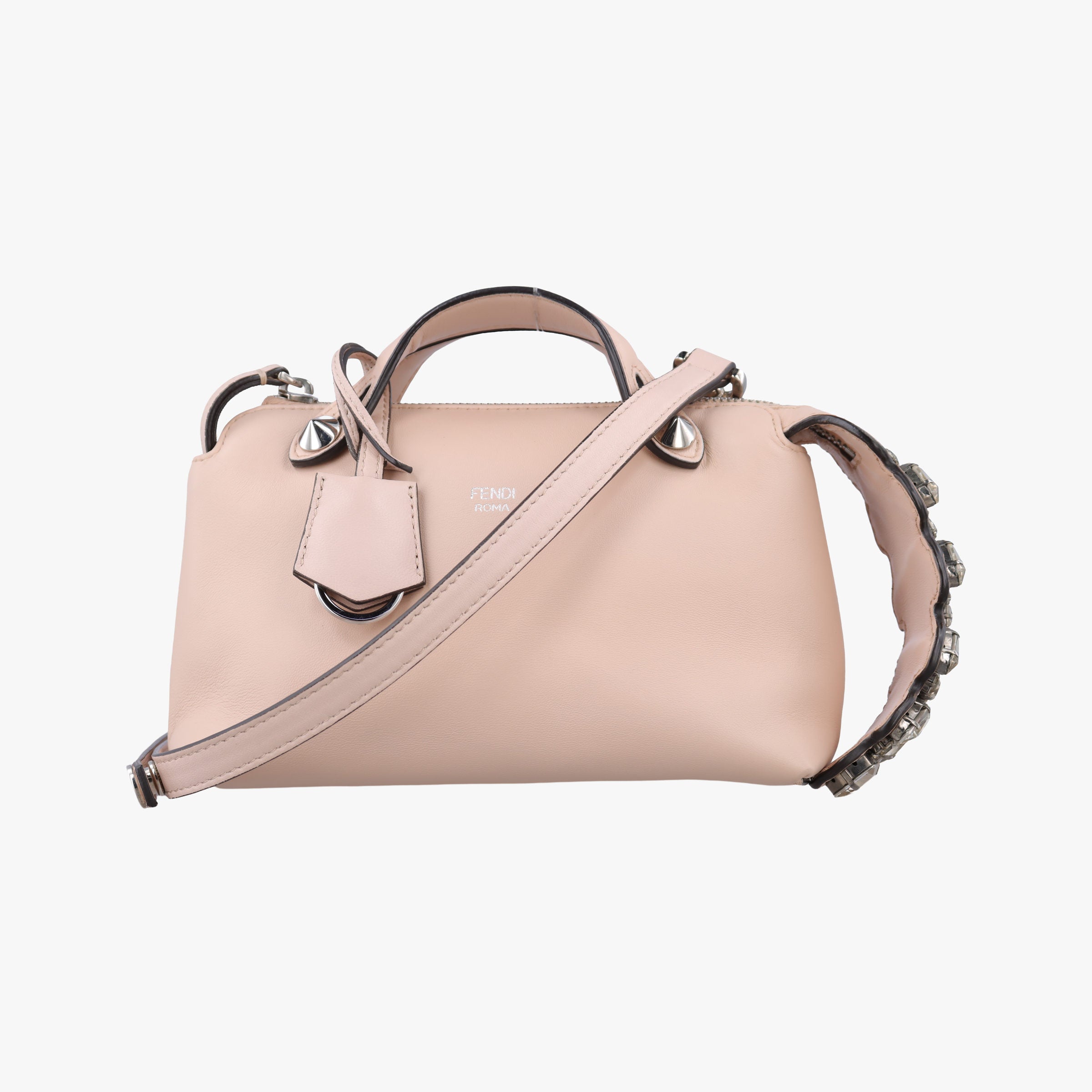 Pre-owned Fendi By the Way Pink Leather 8BL135 shoulderbag | stylenewstar