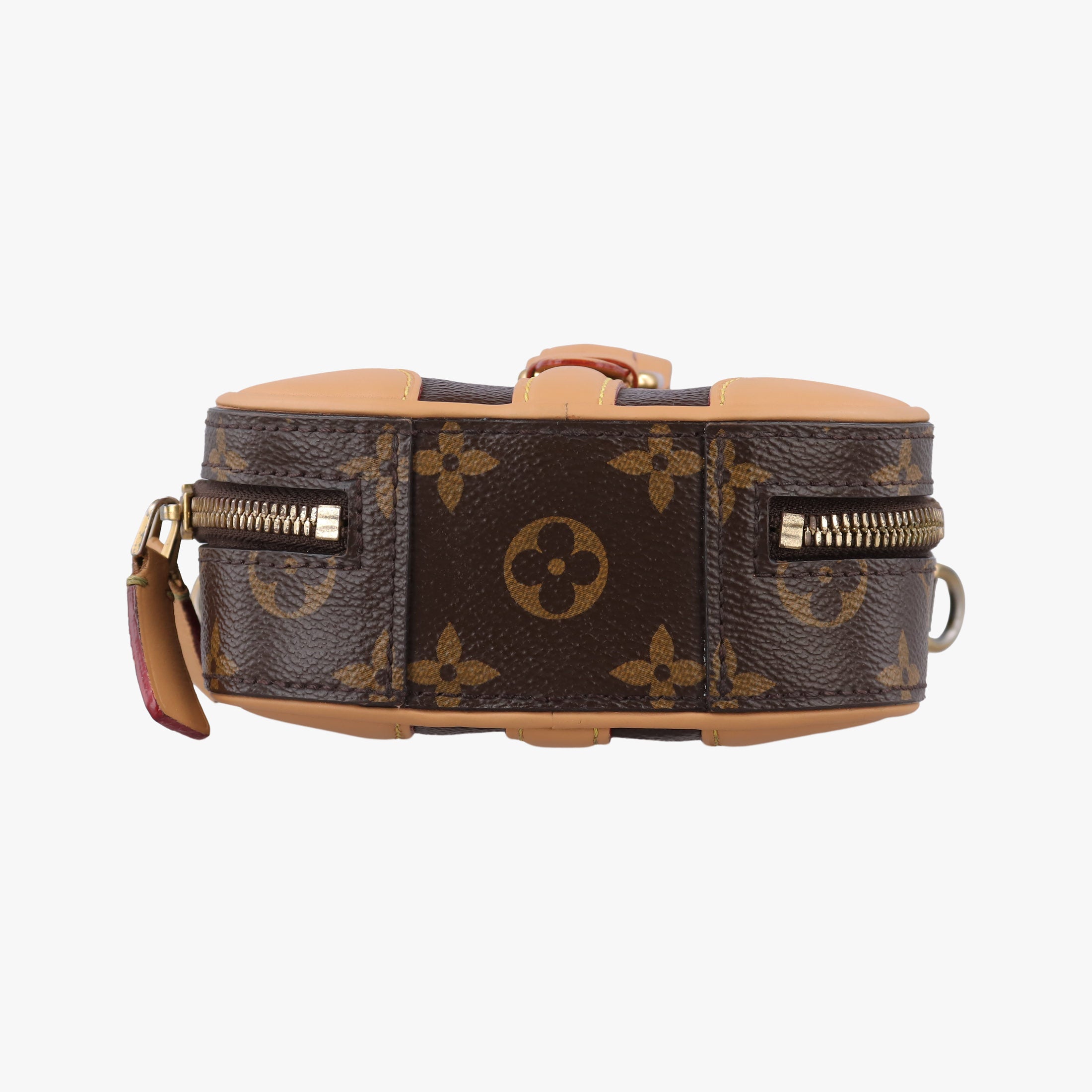 Pre-owned Louis Vuitton Valisette Vertical Brown Monogram Canvas×calf leather M68623 shoulderbag | stylenewstar