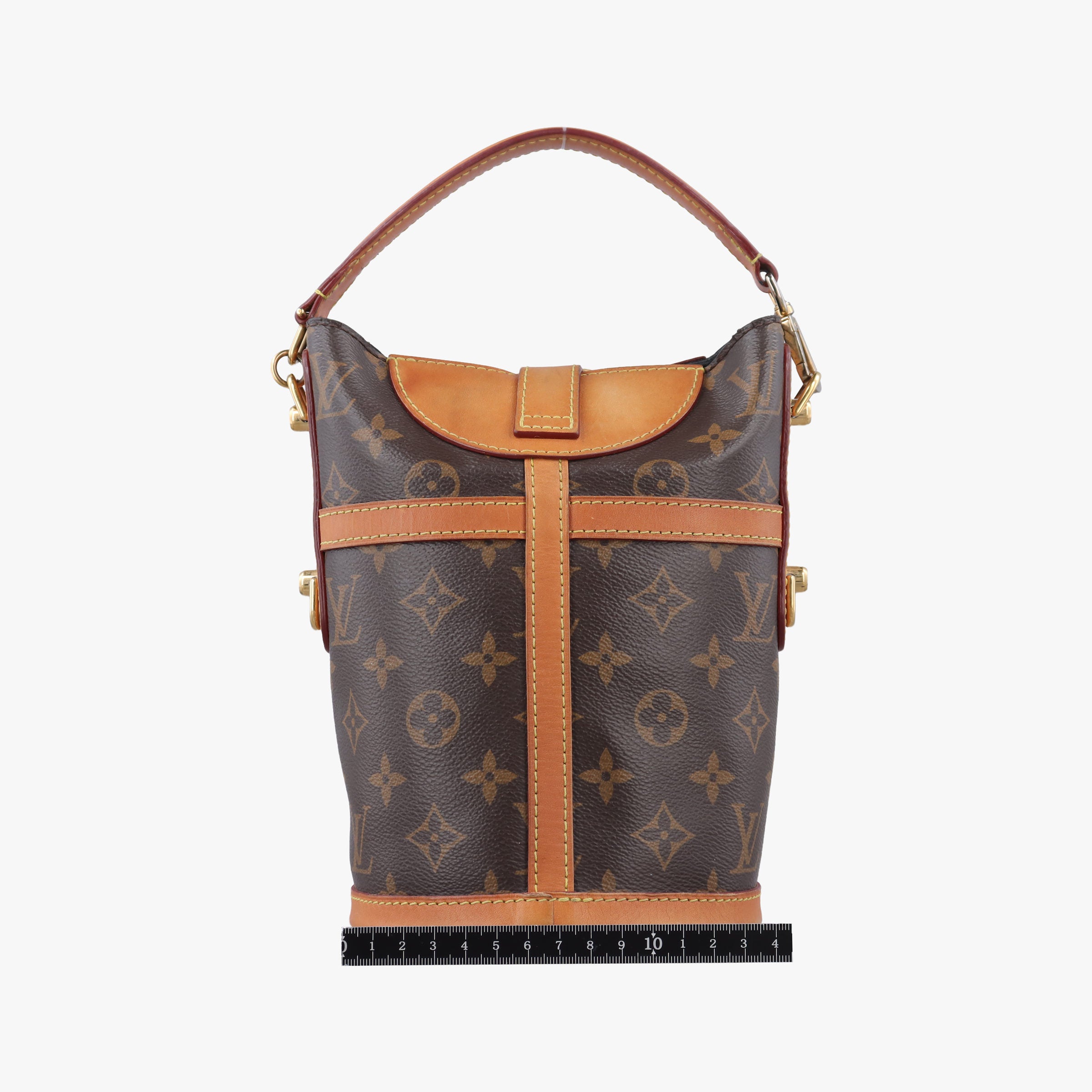 Pre-owned Louis Vuitton DUFFLE brown Monogram Canvas M43587 shoulderbag | stylenewstar
