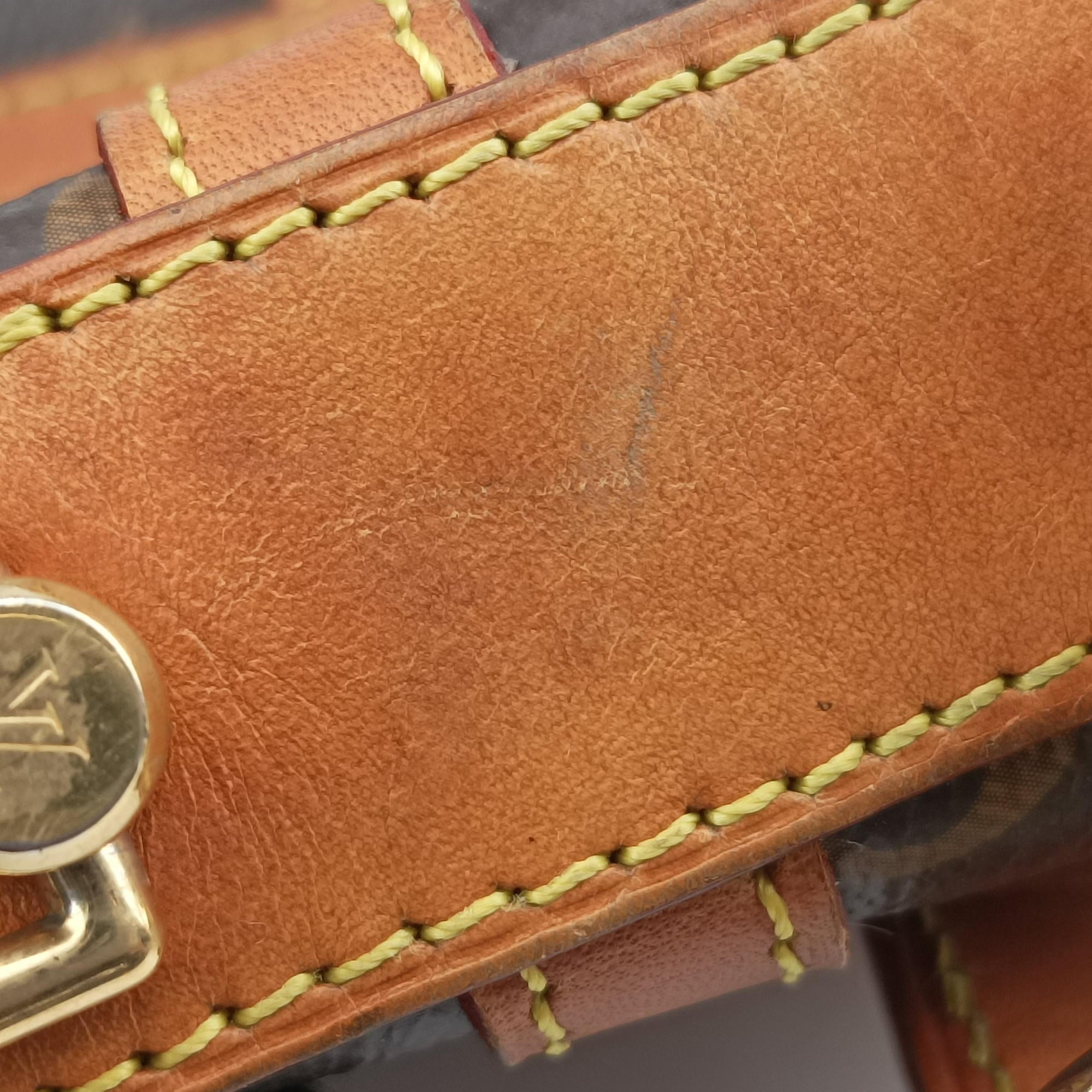 Pre-owned Louis Vuitton DUFFLE brown Monogram Canvas M43587 shoulderbag | stylenewstar