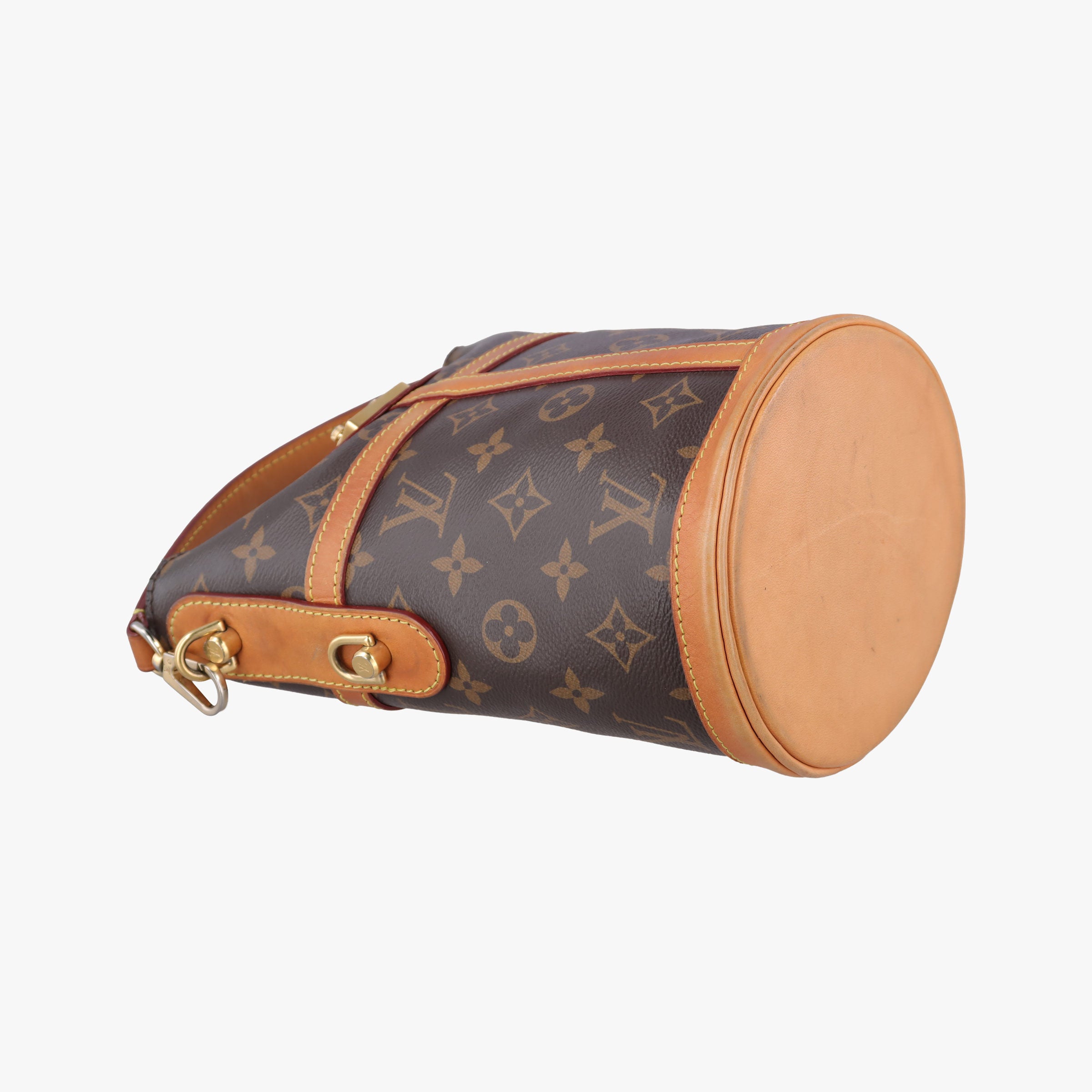 Pre-owned Louis Vuitton DUFFLE brown Monogram Canvas M43587 shoulderbag | stylenewstar