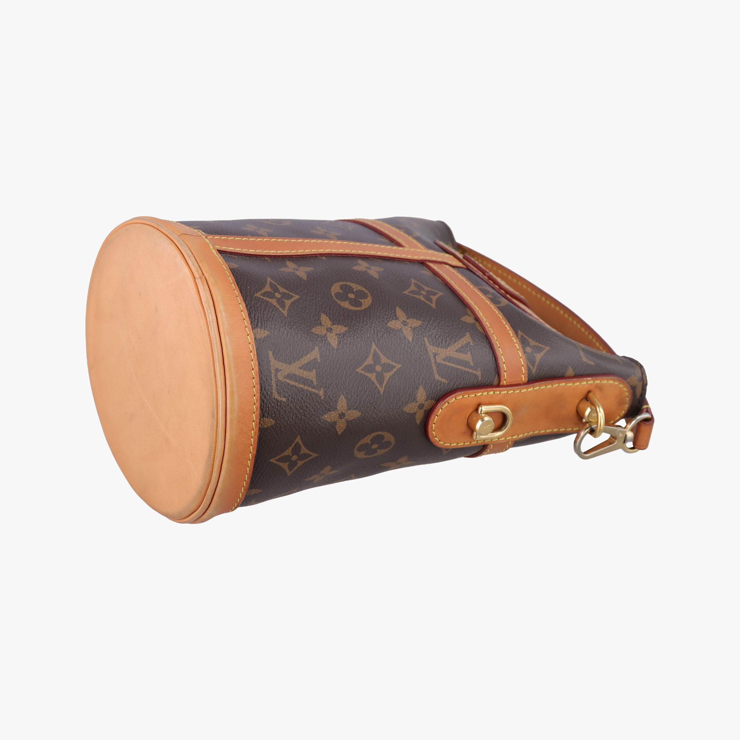 Pre-owned Louis Vuitton DUFFLE brown Monogram Canvas M43587 shoulderbag | stylenewstar