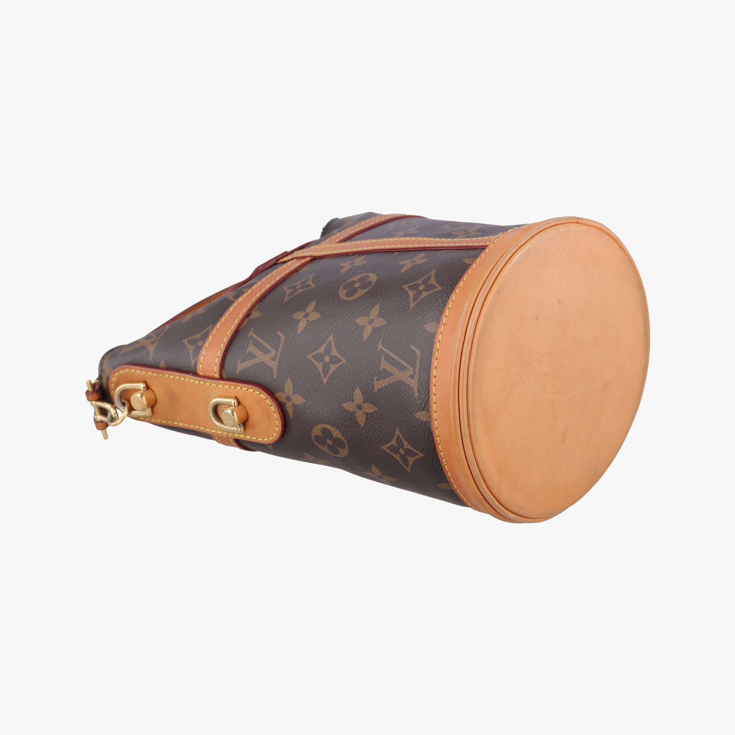 Pre-owned Louis Vuitton DUFFLE brown Monogram Canvas M43587 shoulderbag | stylenewstar