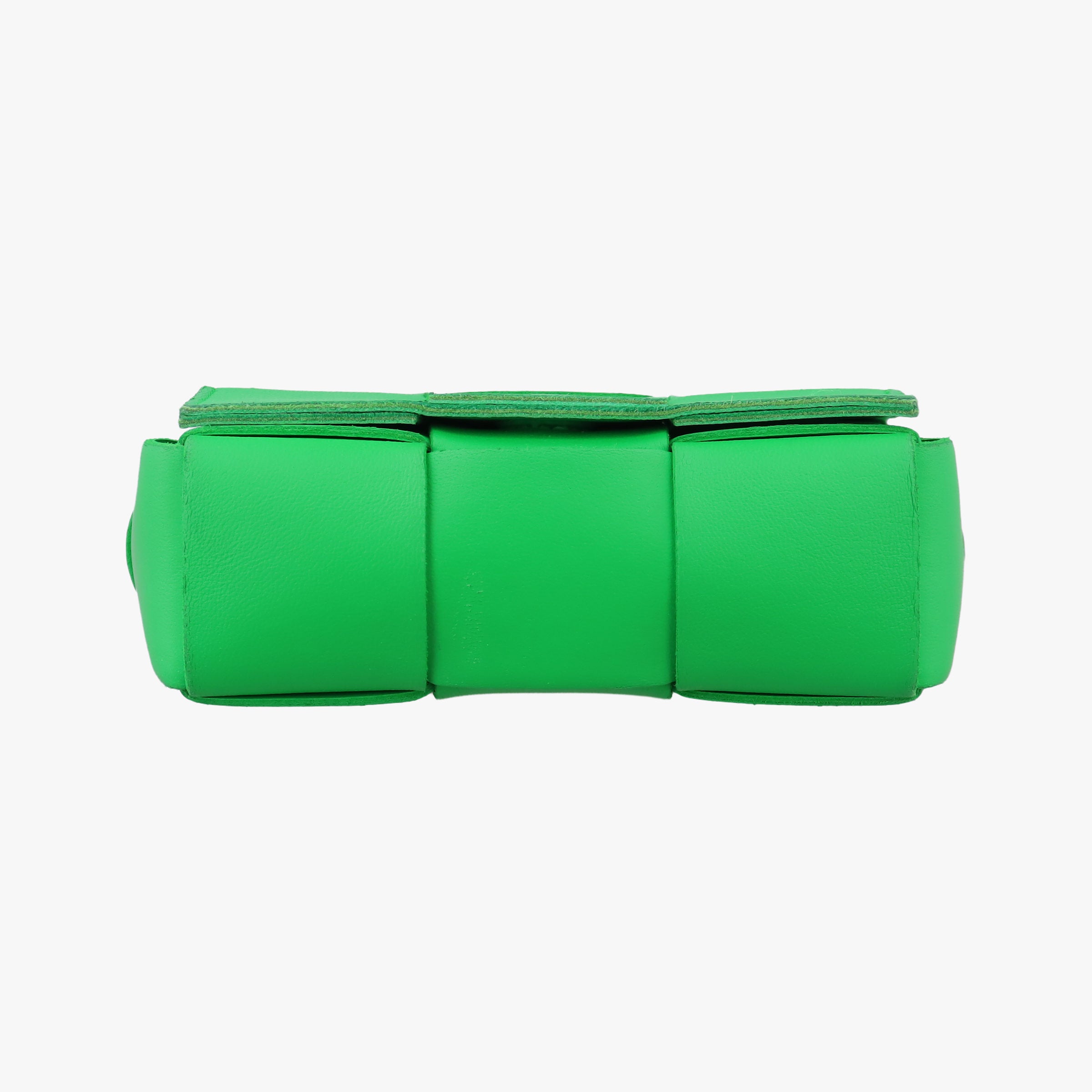 Pre-owned Bottega Veneta candy cassette Green lambskin  shoulderbag | stylenewstar