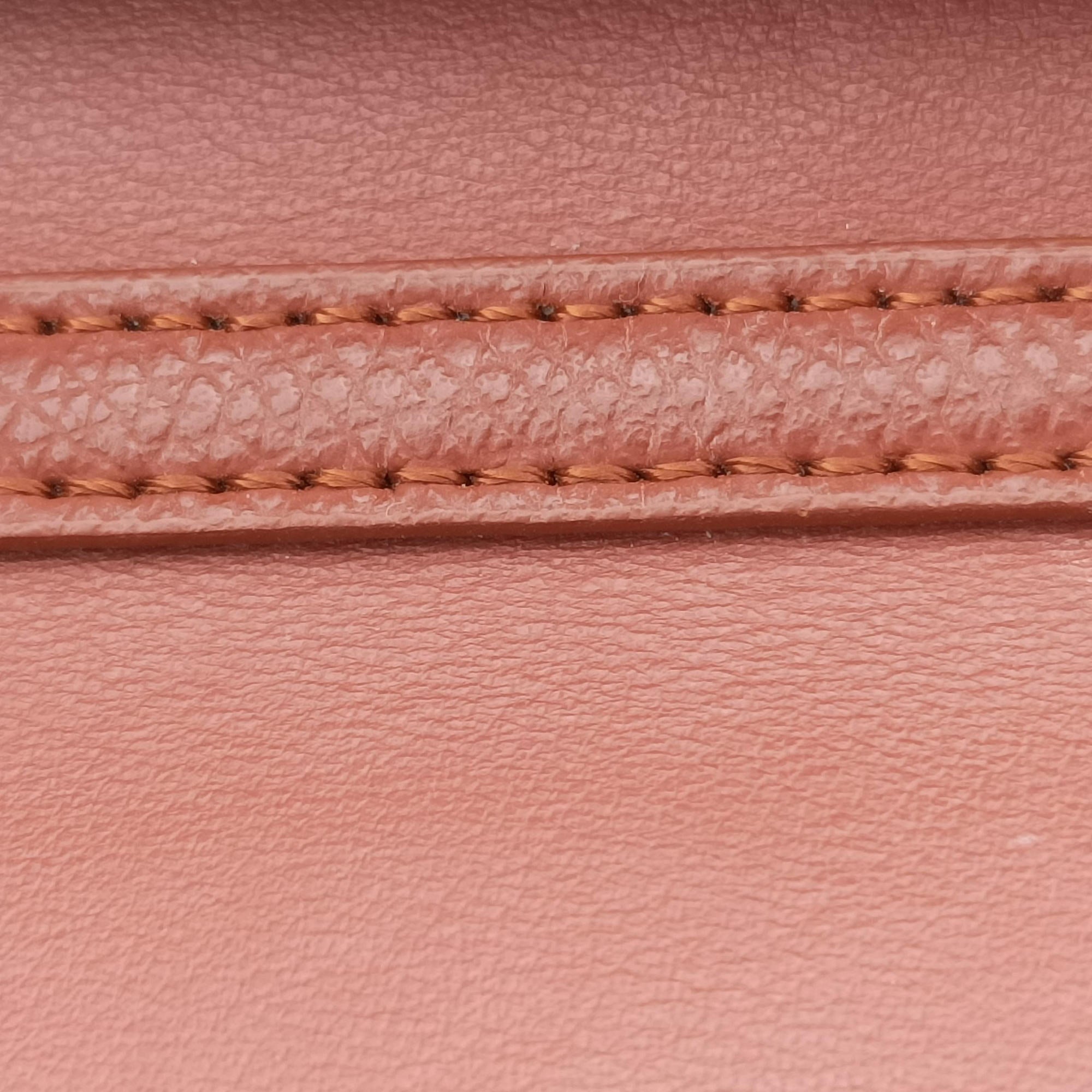 Pre-owned Fendi F is Brown Leather 8BM005 shoulderbag | stylenewstar