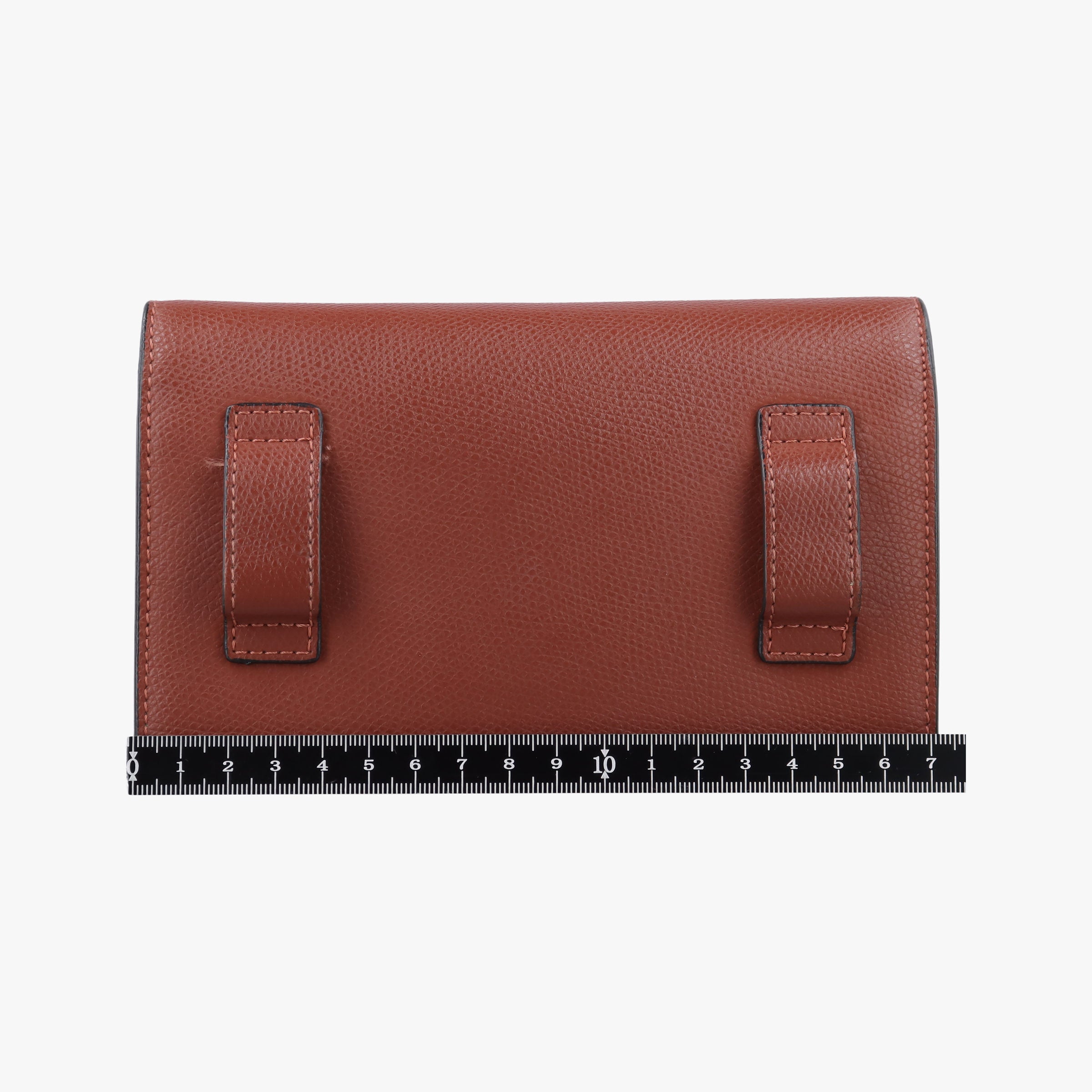 Pre-owned Fendi F is Brown Leather 8BM005 shoulderbag | stylenewstar