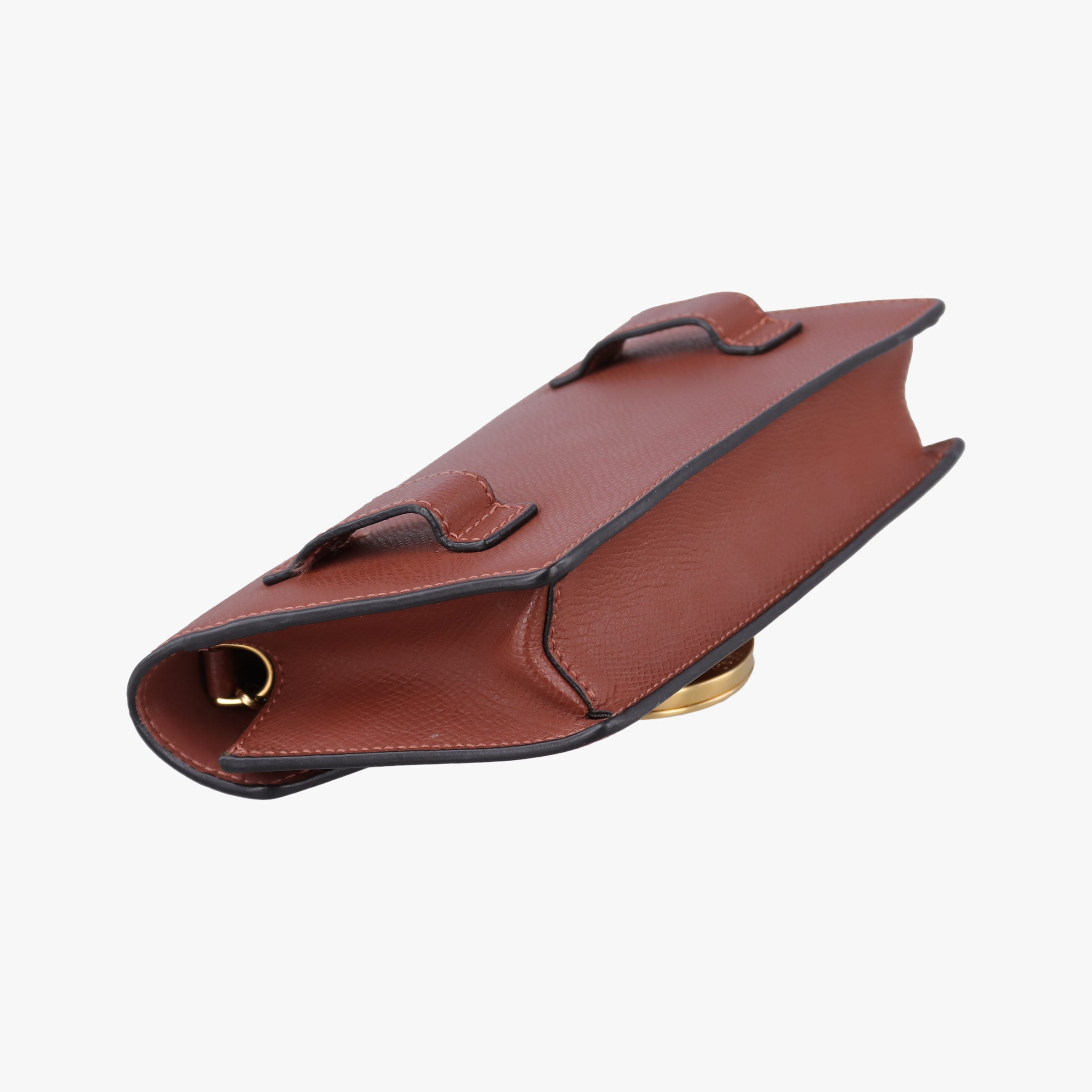 Pre-owned Fendi F is Brown Leather 8BM005 shoulderbag | stylenewstar