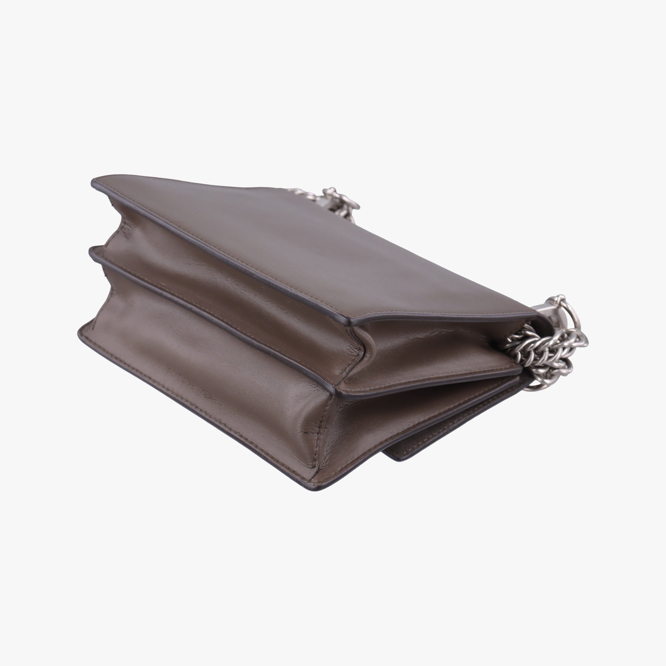 Pre-owned Fendi Kan I Brown Leather 8M0381 shoulderbag | stylenewstar