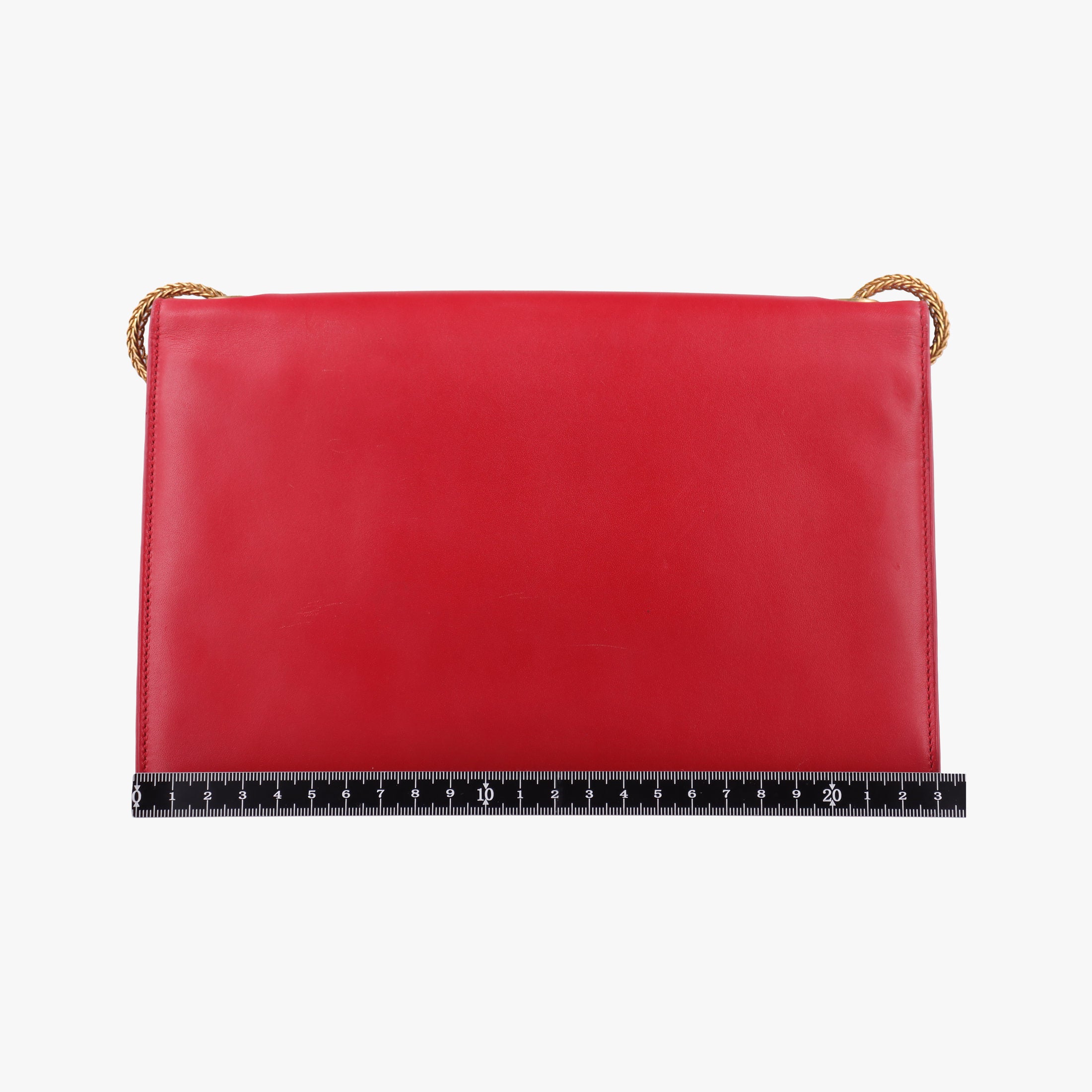 Pre-owned Yves Saint Laurent KATE Red Leather 326078 shoulderbag | stylenewstar