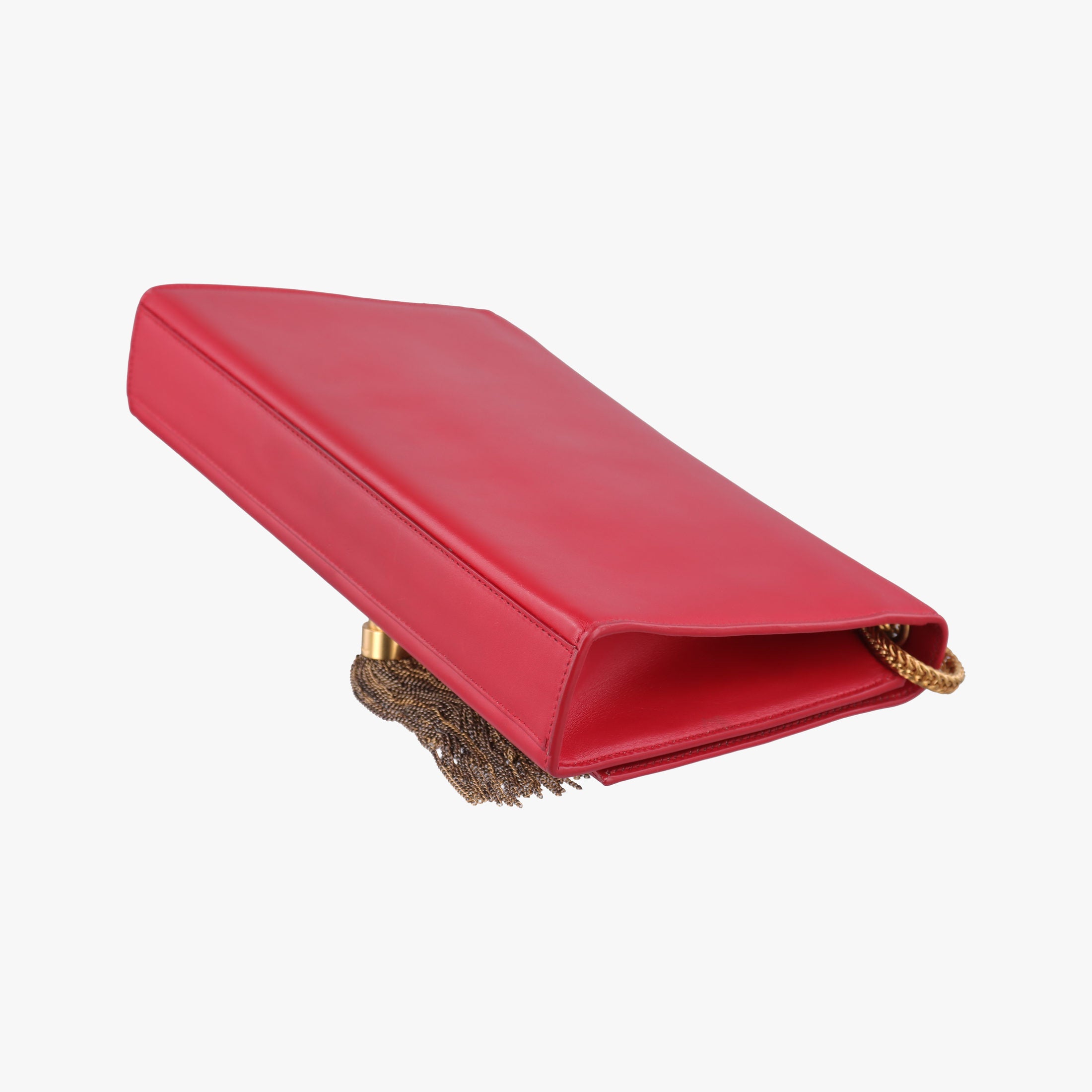 Pre-owned Yves Saint Laurent KATE Red Leather 326078 shoulderbag | stylenewstar