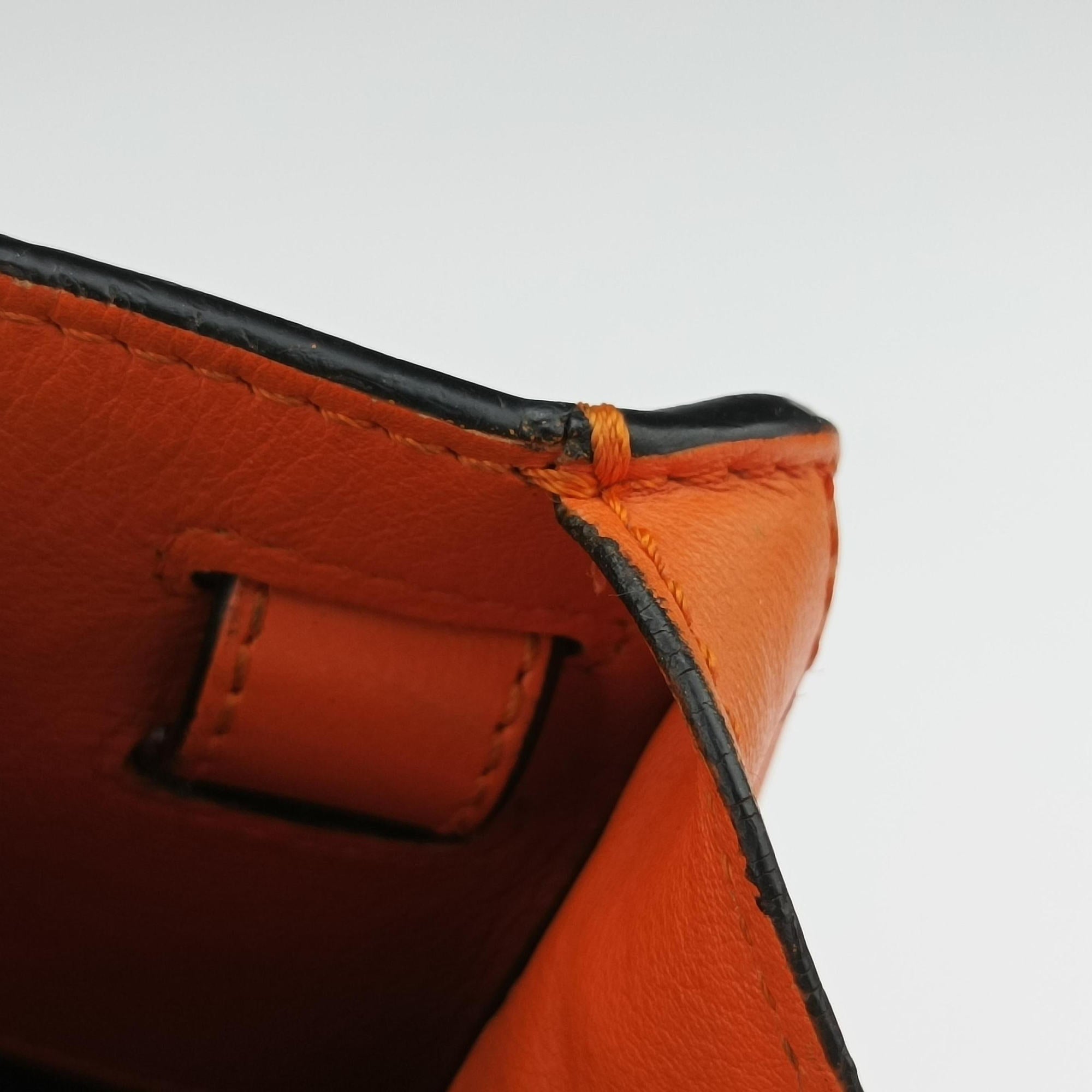 Secondhand Loewe hammock Orange leather  shoulderbag | stylenewstar