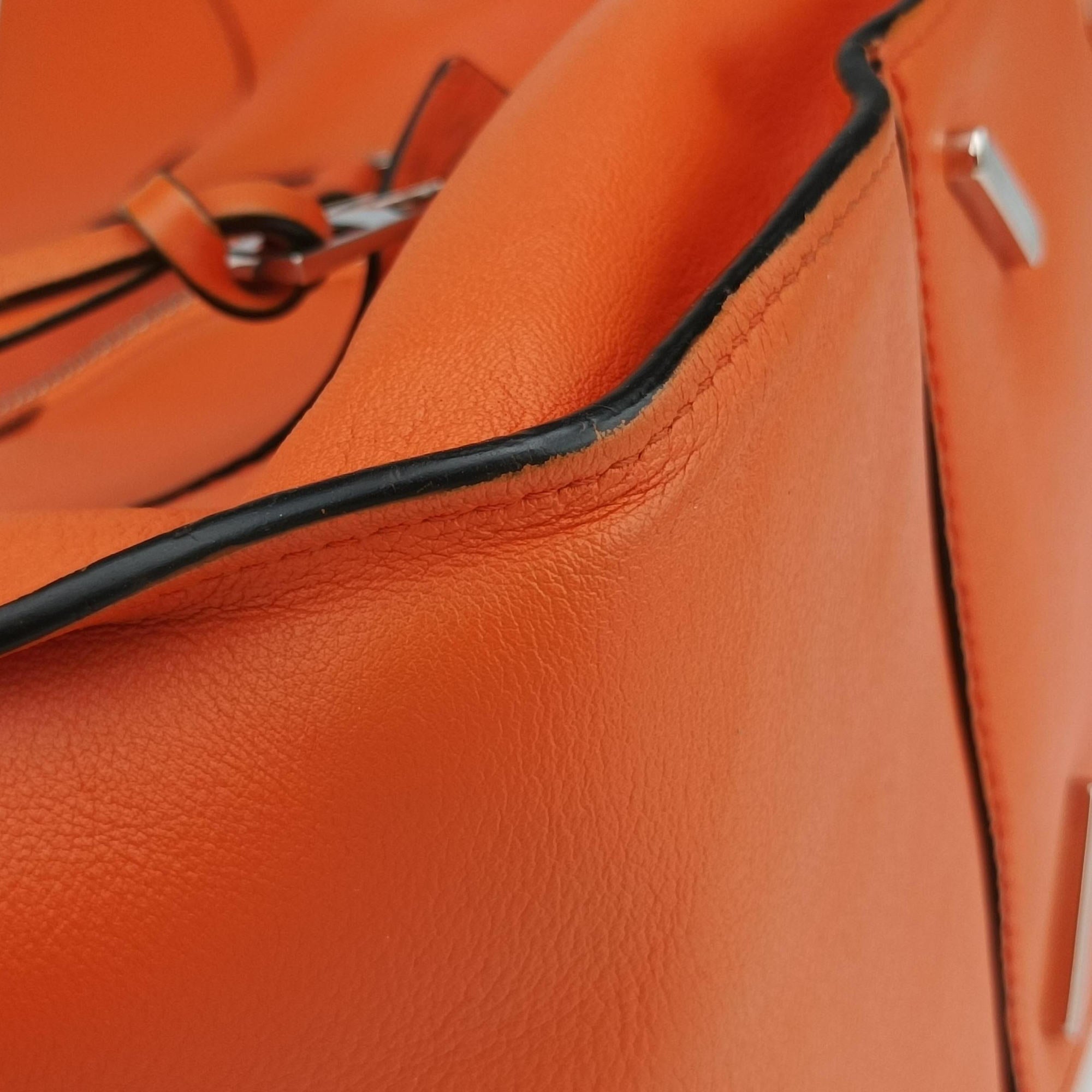 Secondhand Loewe hammock Orange leather  shoulderbag | stylenewstar