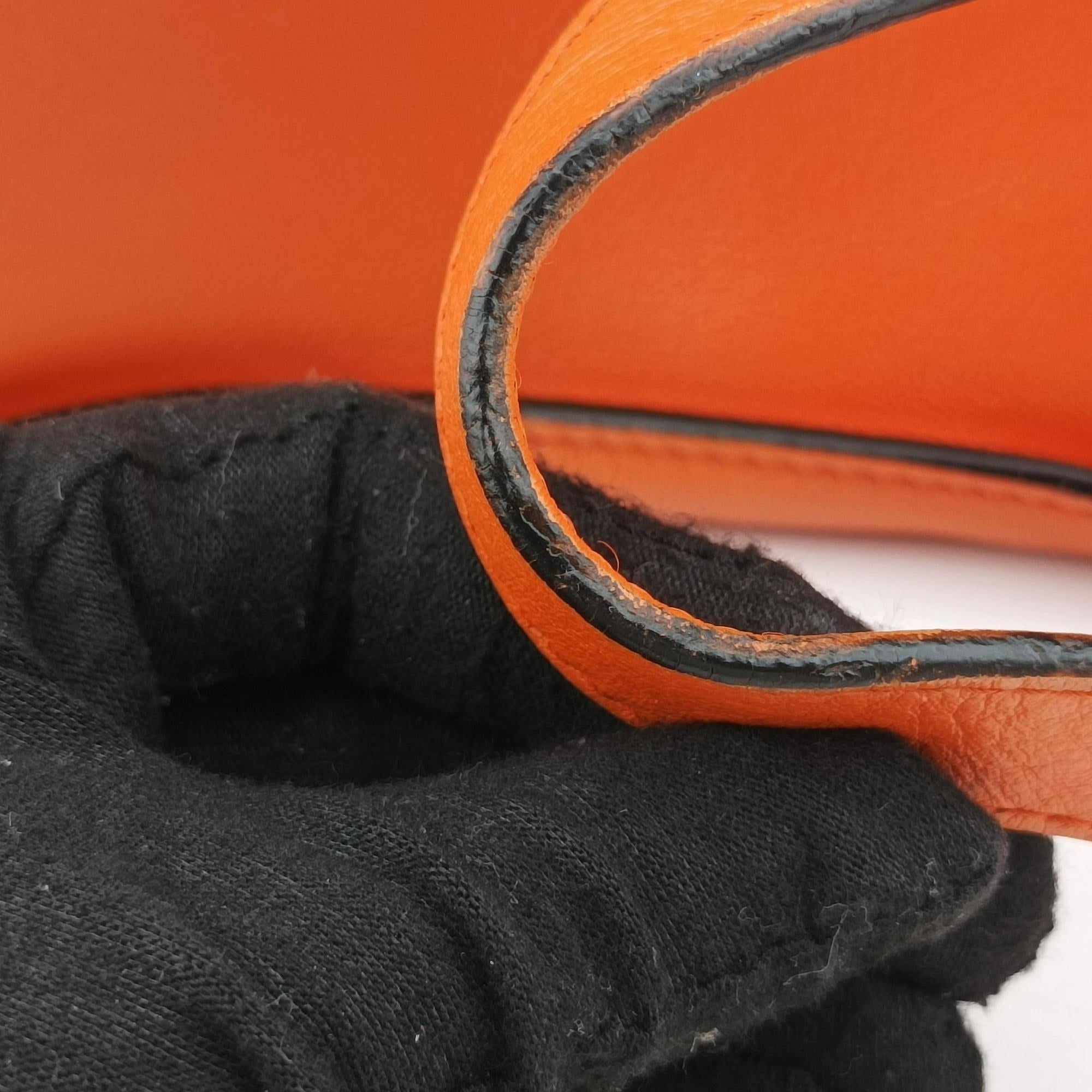 Secondhand Loewe hammock Orange leather  shoulderbag | stylenewstar