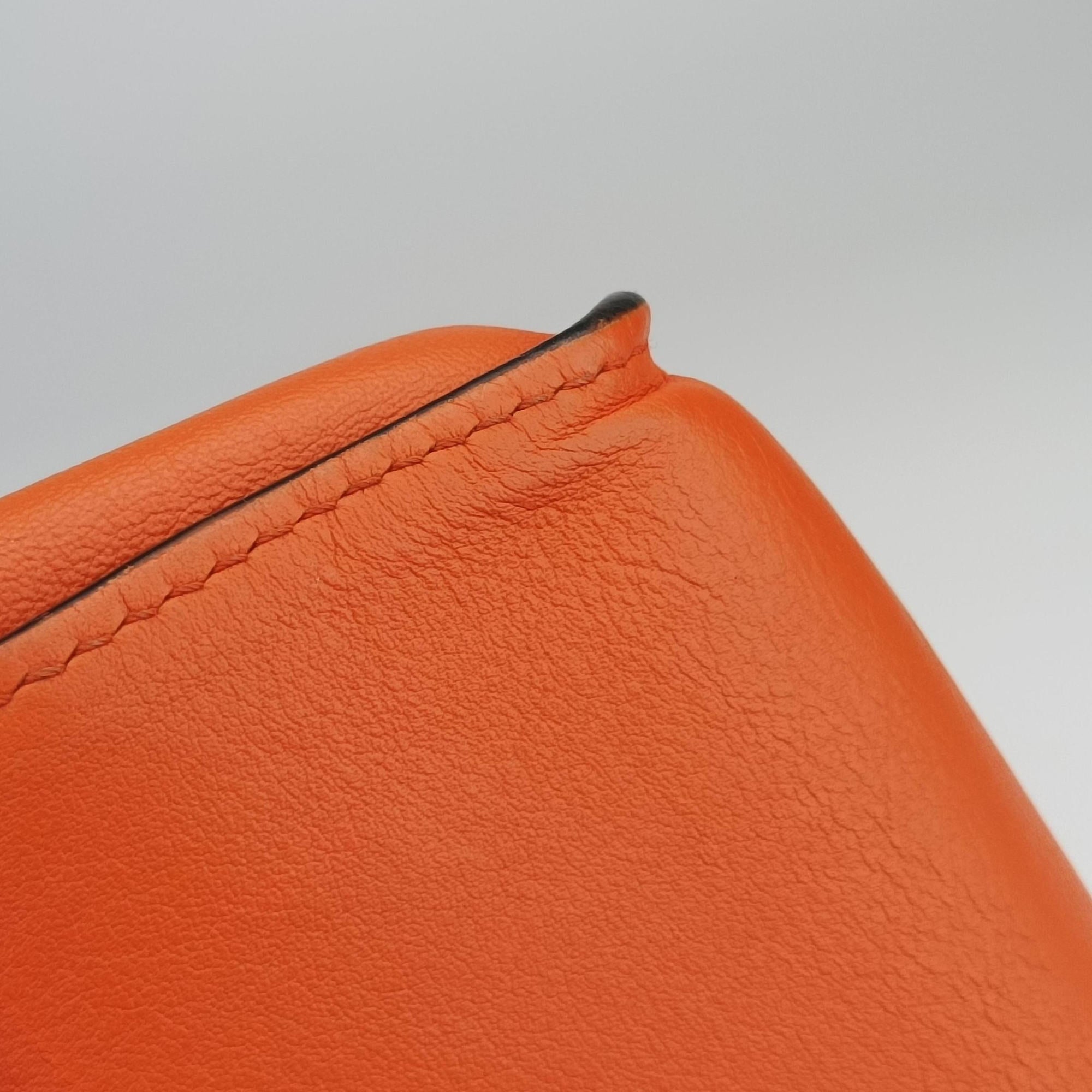 Secondhand Loewe hammock Orange leather  shoulderbag | stylenewstar