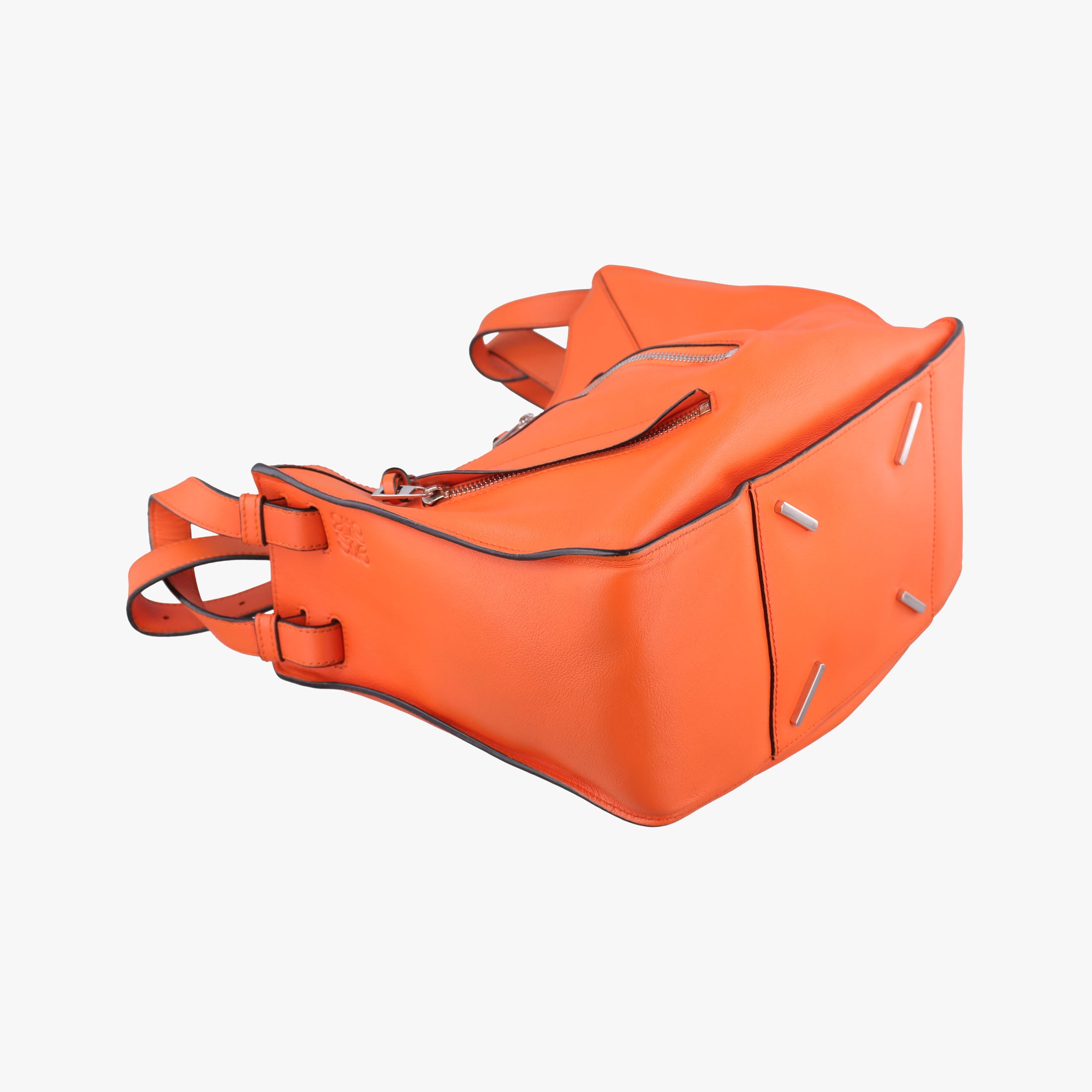 Secondhand Loewe hammock Orange leather  shoulderbag | stylenewstar