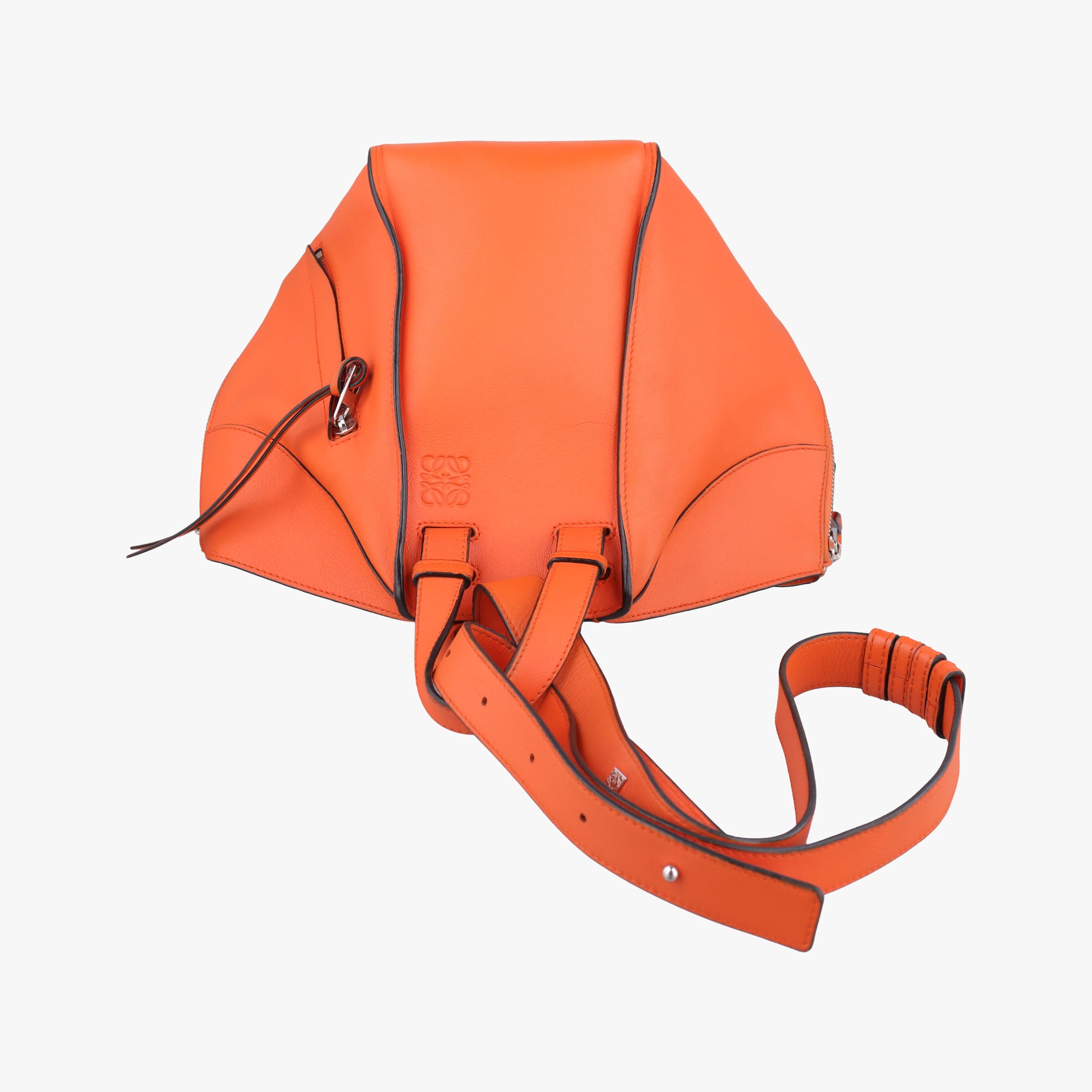 Secondhand Loewe hammock Orange leather  shoulderbag | stylenewstar