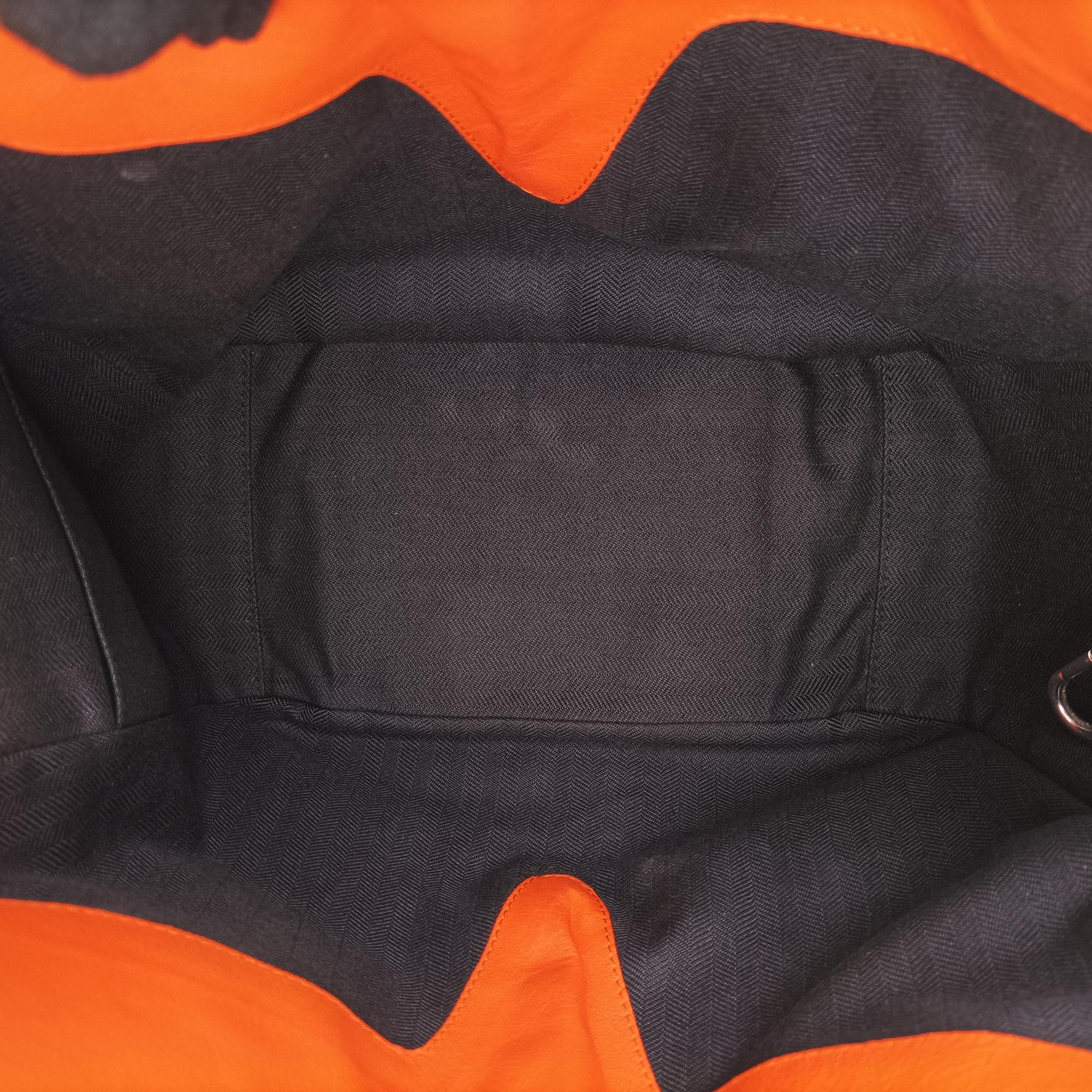 Secondhand Loewe hammock Orange leather  shoulderbag | stylenewstar
