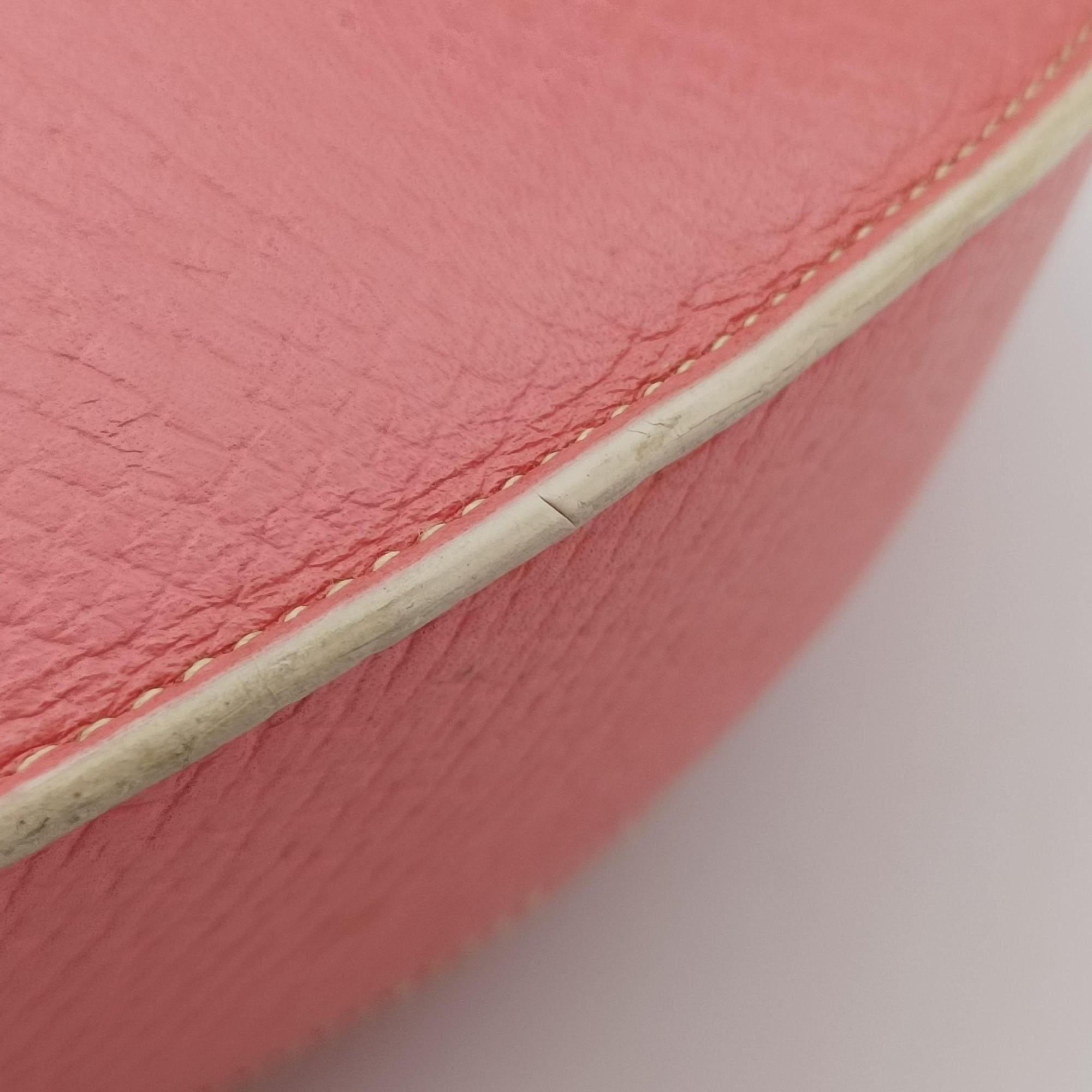 Pre-owned Loewe Half Moon Bag Pink Leather  shoulderbag | stylenewstar