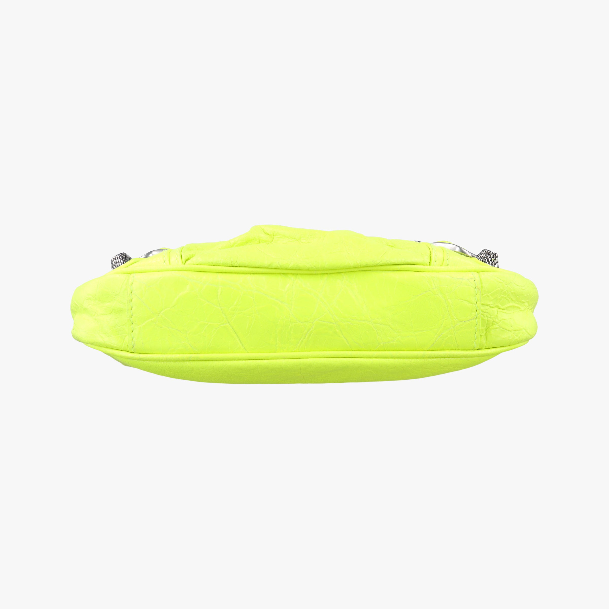 Pre-owned Balenciaga Le Cagole Green lambskin  shoulderbag | stylenewstar