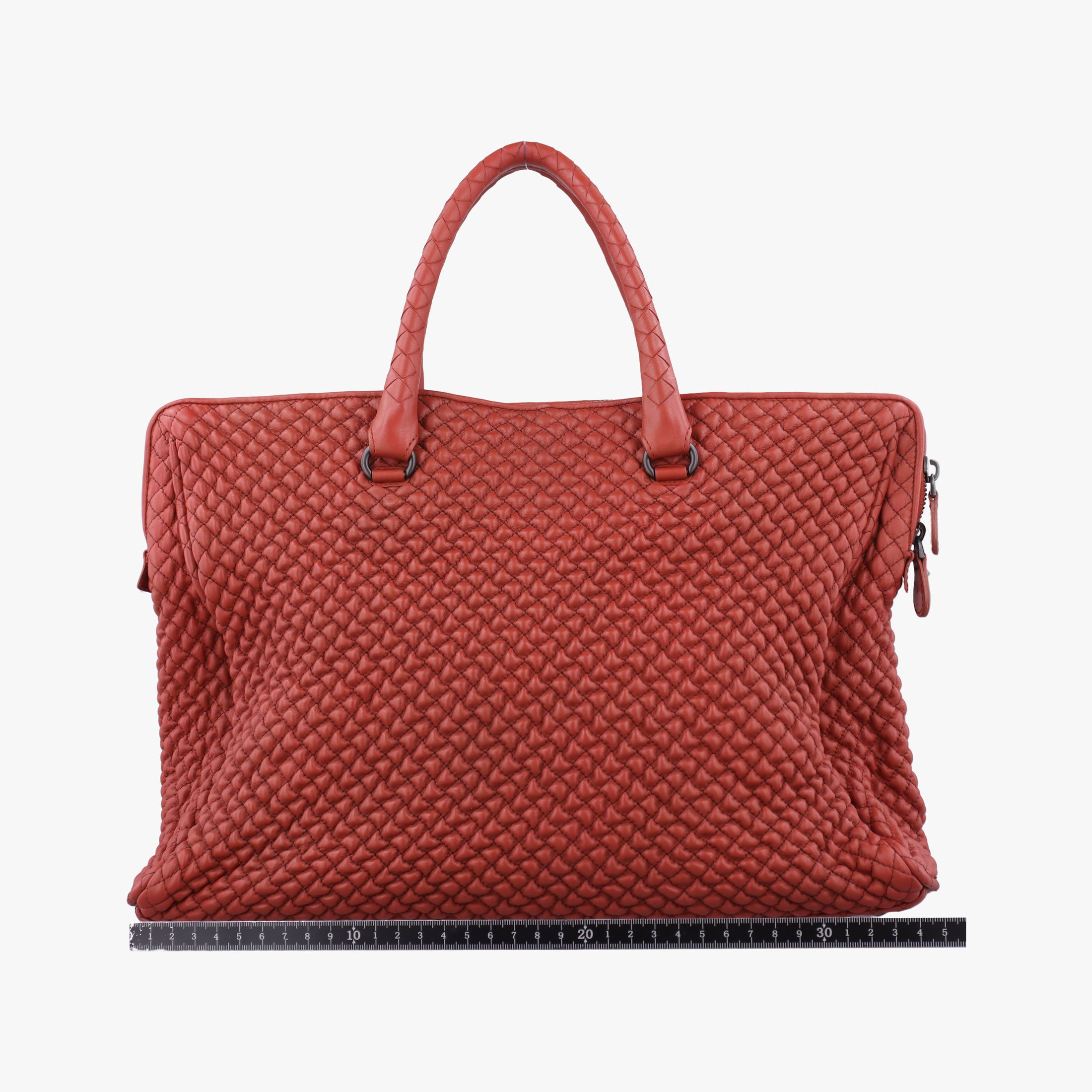 Pre-owned Bottega Veneta Intrecciato Maroon lambskin  handbag | stylenewstar
