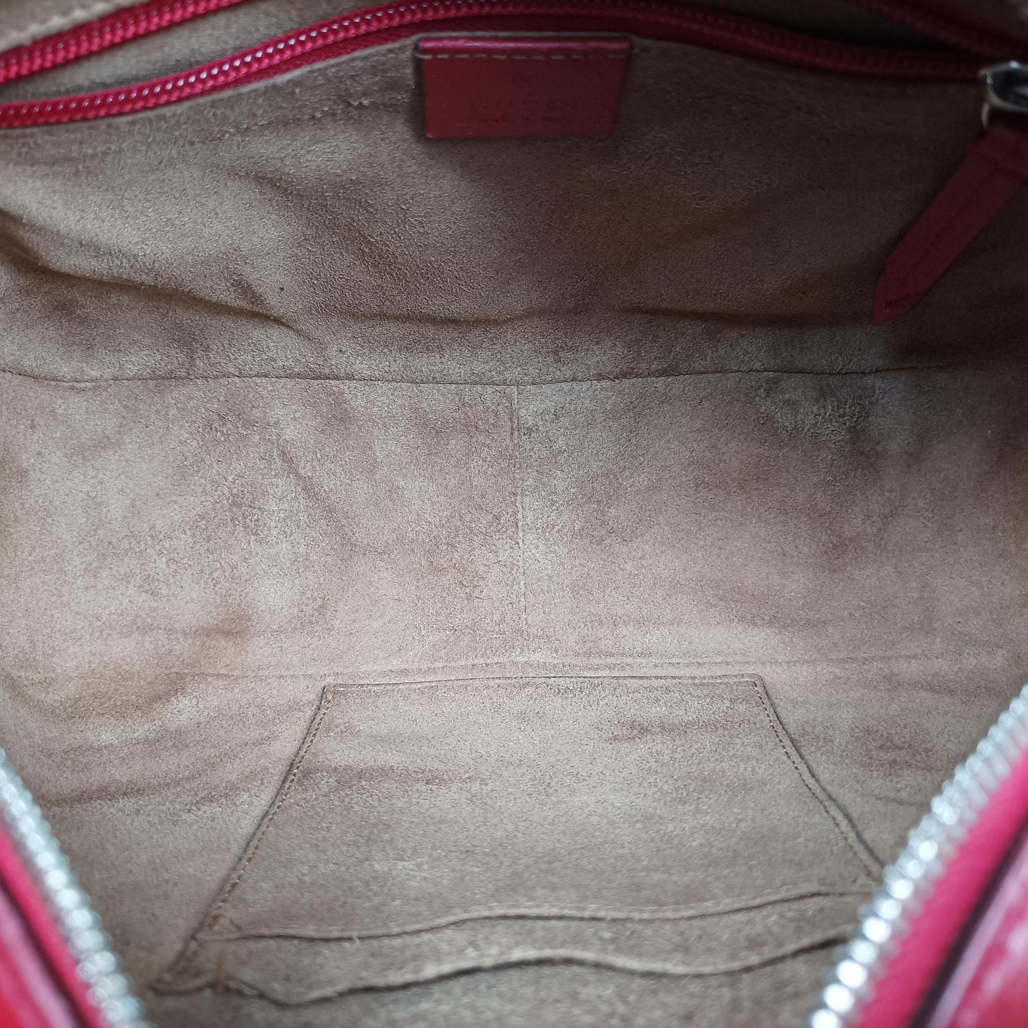 Secondhand Gucci GG Supreme Tian Camera Brown PVC coated canvas×Leather 450947 shoulderbag | stylenewstar