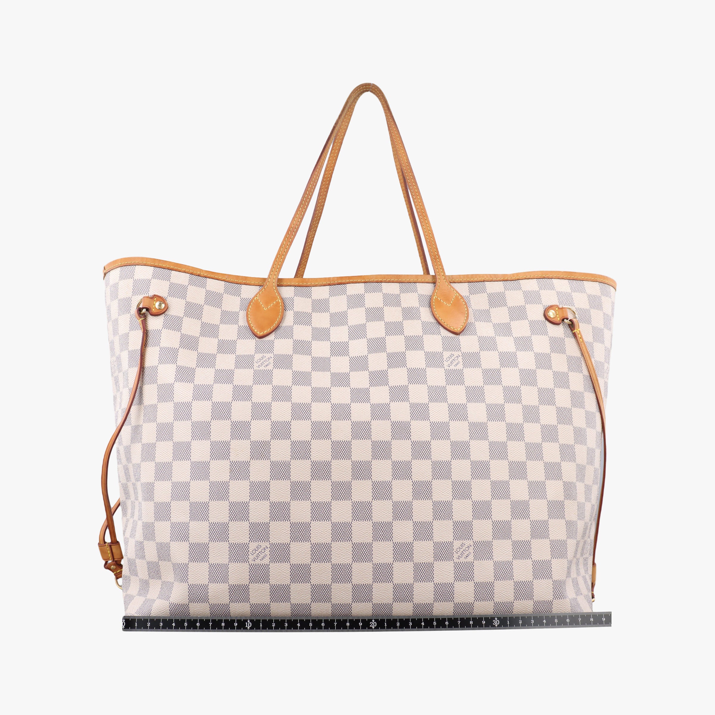 Vintage Louis Vuitton NEVERFULL GM Azur Damier Canvas N51108 handbag | stylenewstar