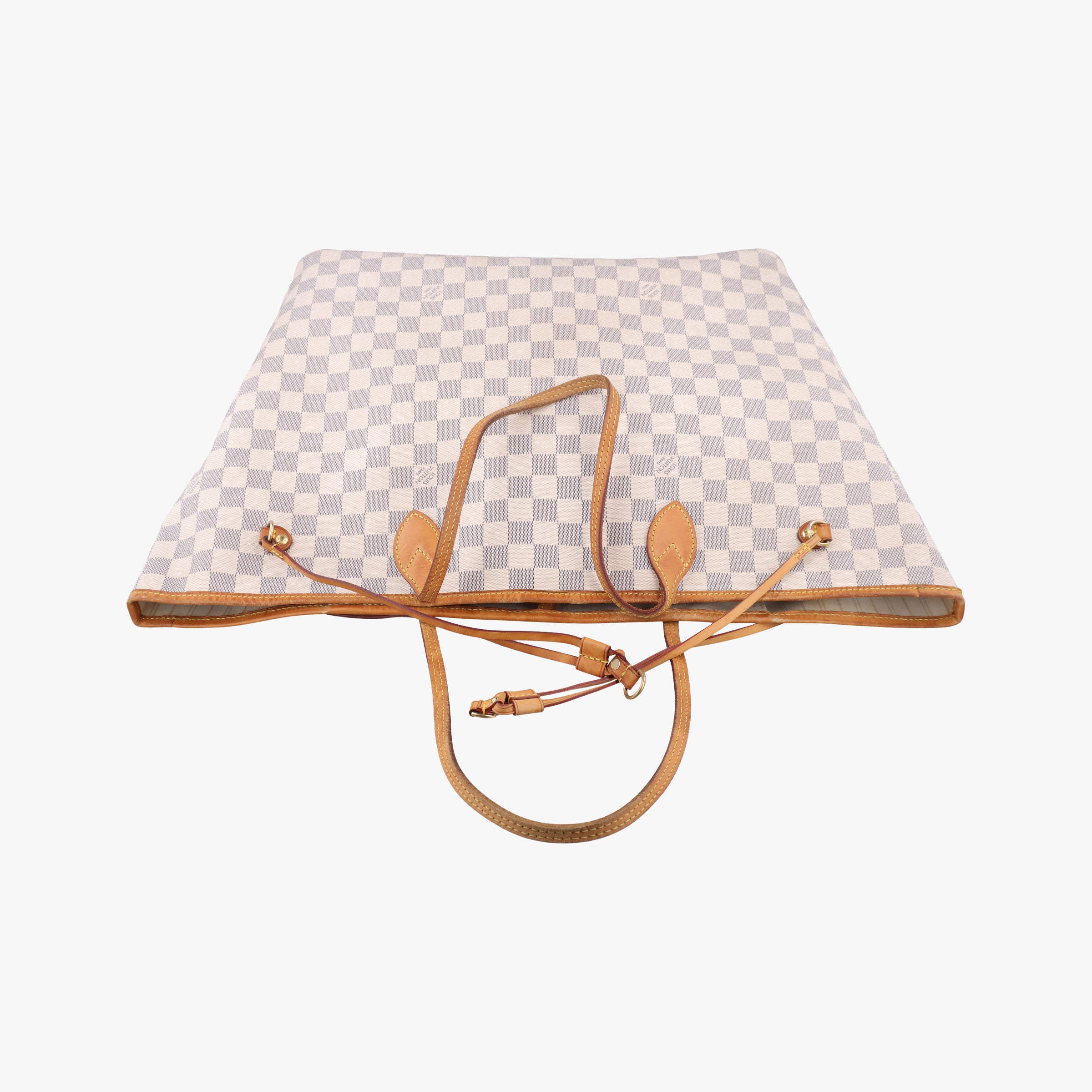Vintage Louis Vuitton NEVERFULL GM Azur Damier Canvas N51108 handbag | stylenewstar