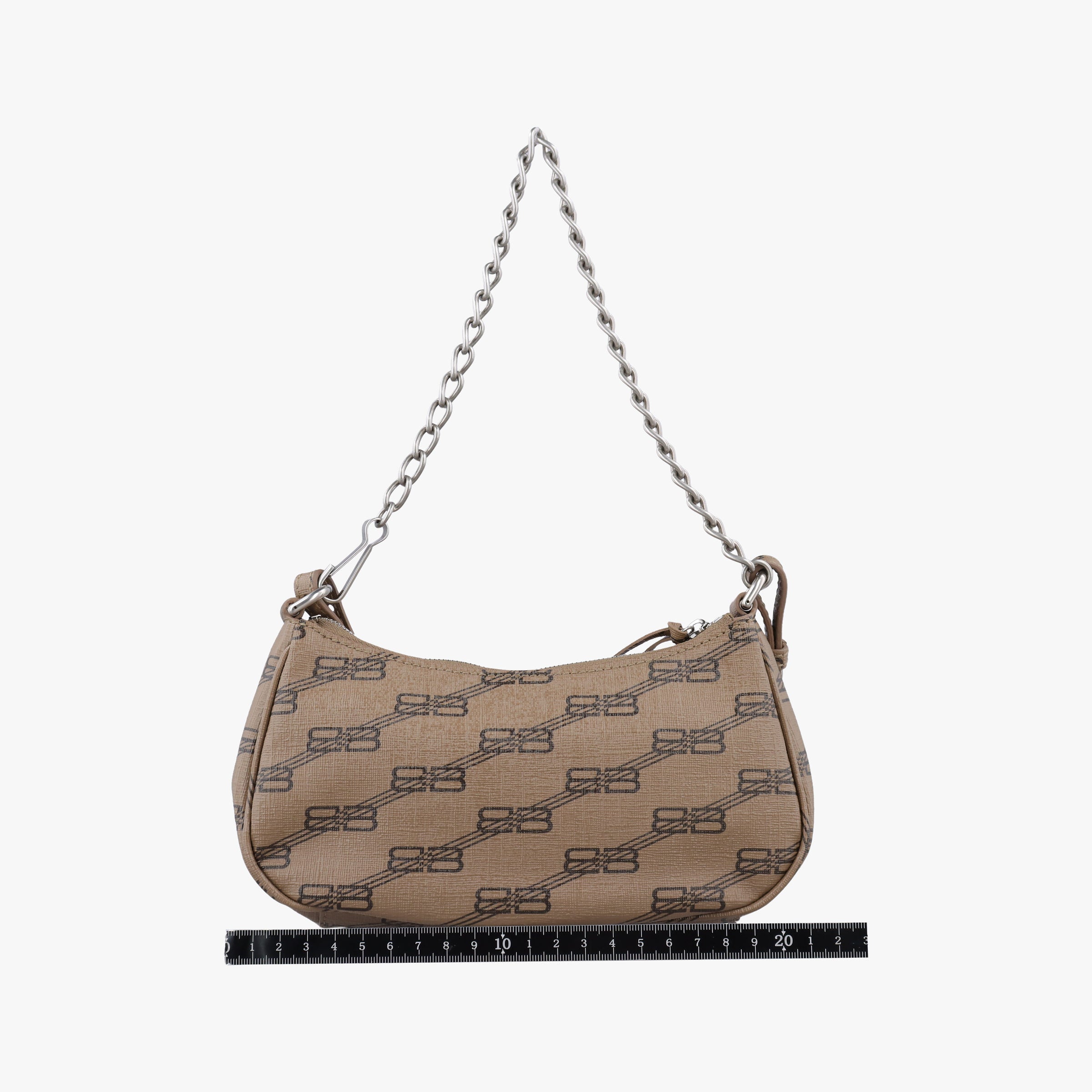 Pre-owned Balenciaga Le Cagole mini Brown Leather  shoulderbag | stylenewstar