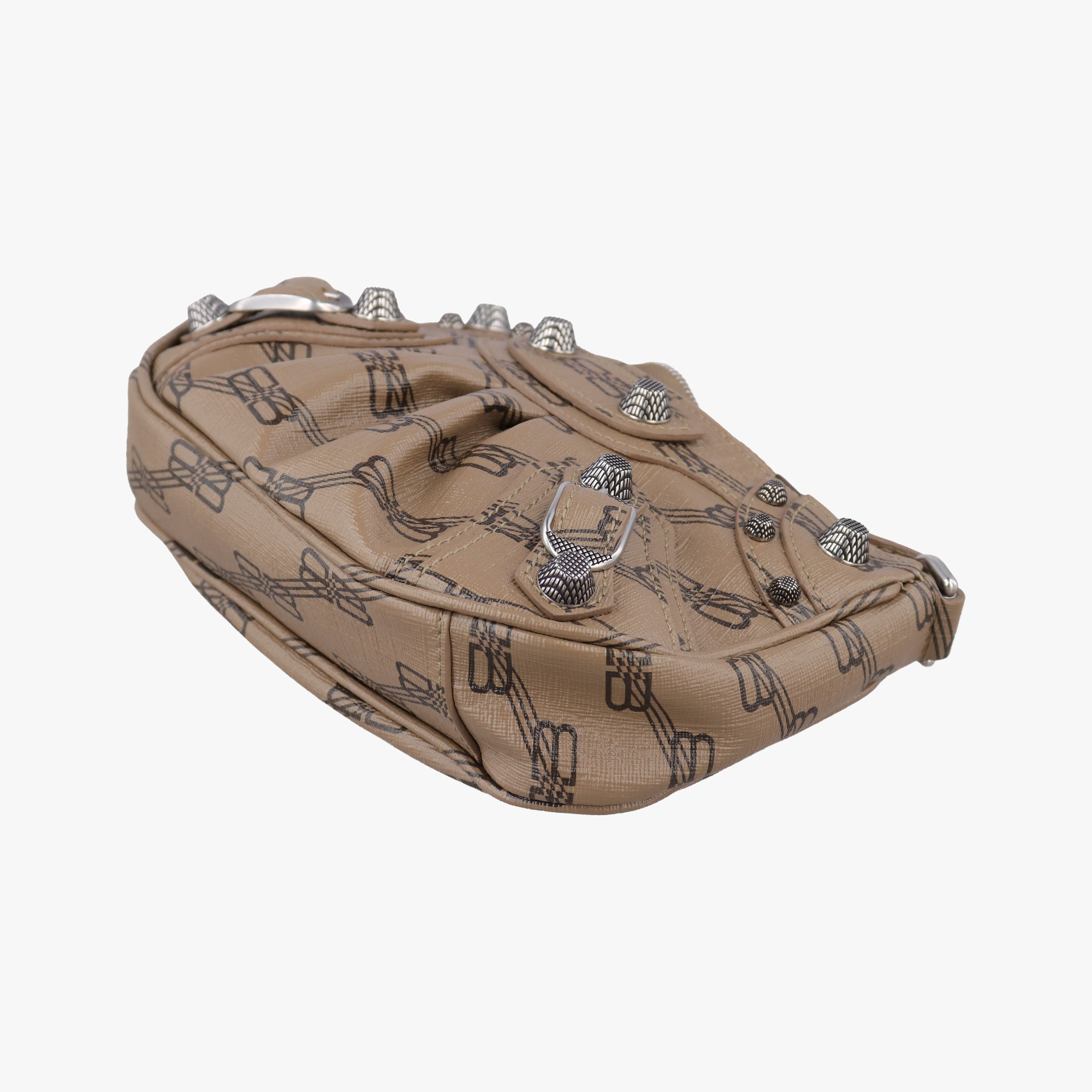Pre-owned Balenciaga Le Cagole mini Brown Leather  shoulderbag | stylenewstar