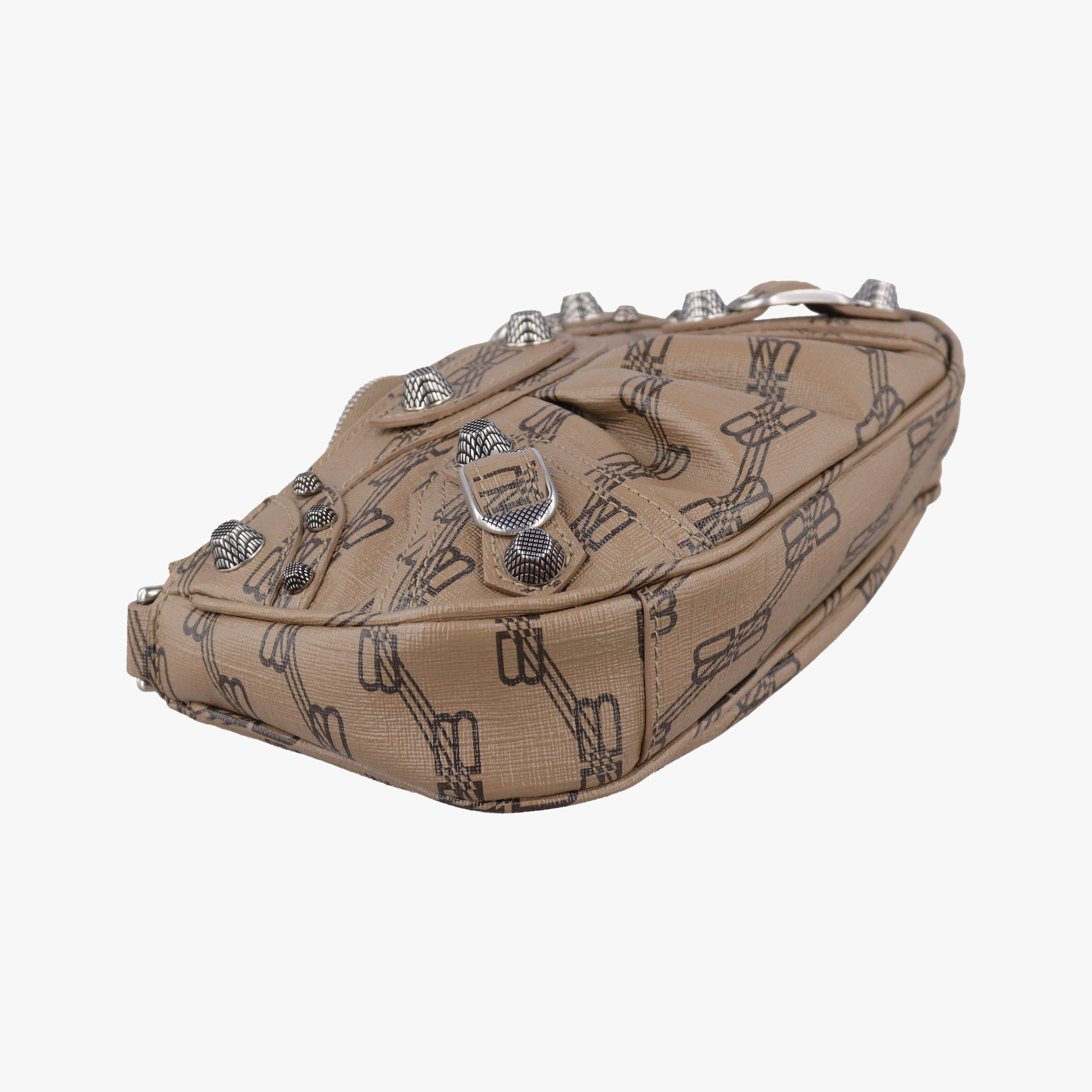 Pre-owned Balenciaga Le Cagole mini Brown Leather  shoulderbag | stylenewstar