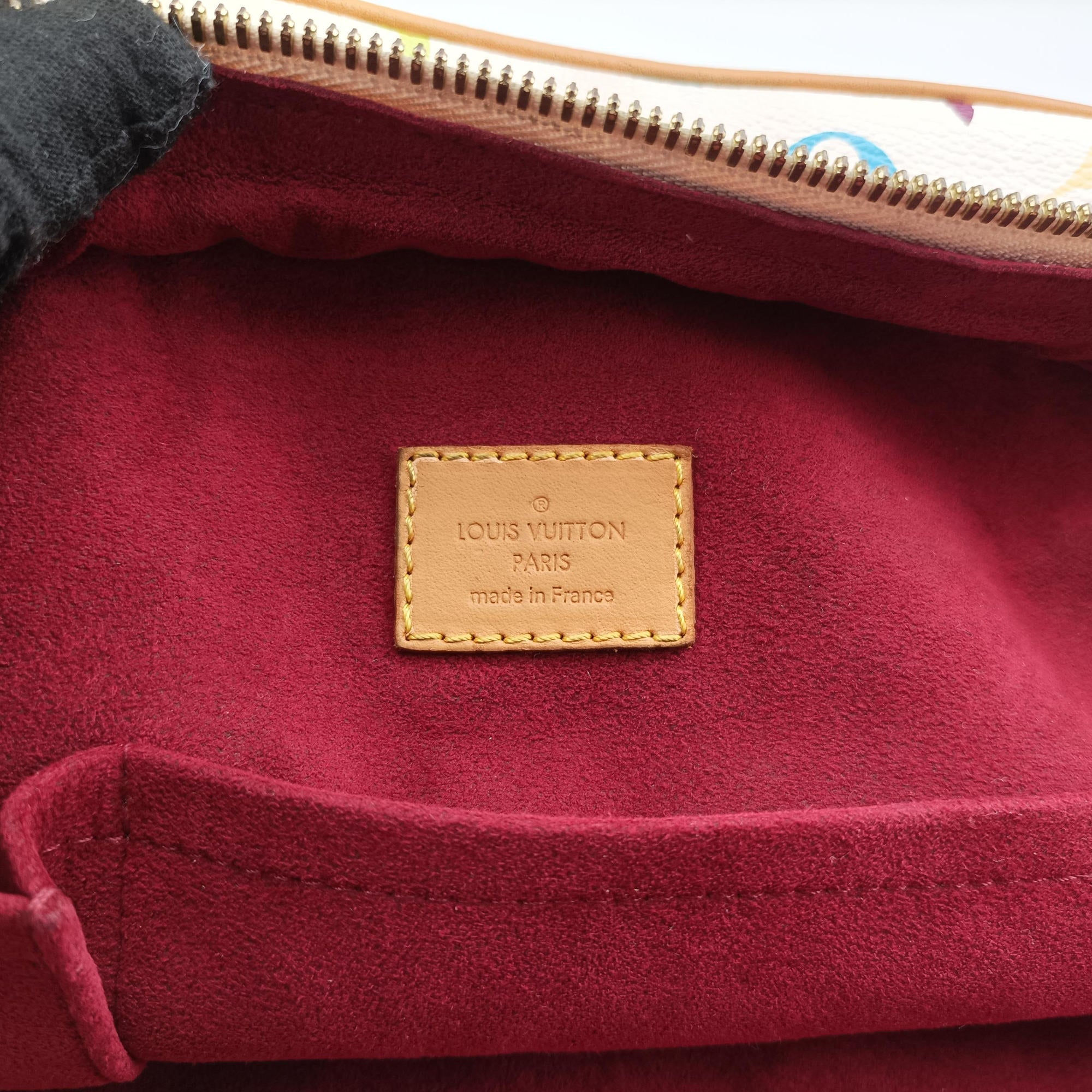 Vintage Louis Vuitton CLAUDIA white Monogram Multicolor M40193 handbag | stylenewstar