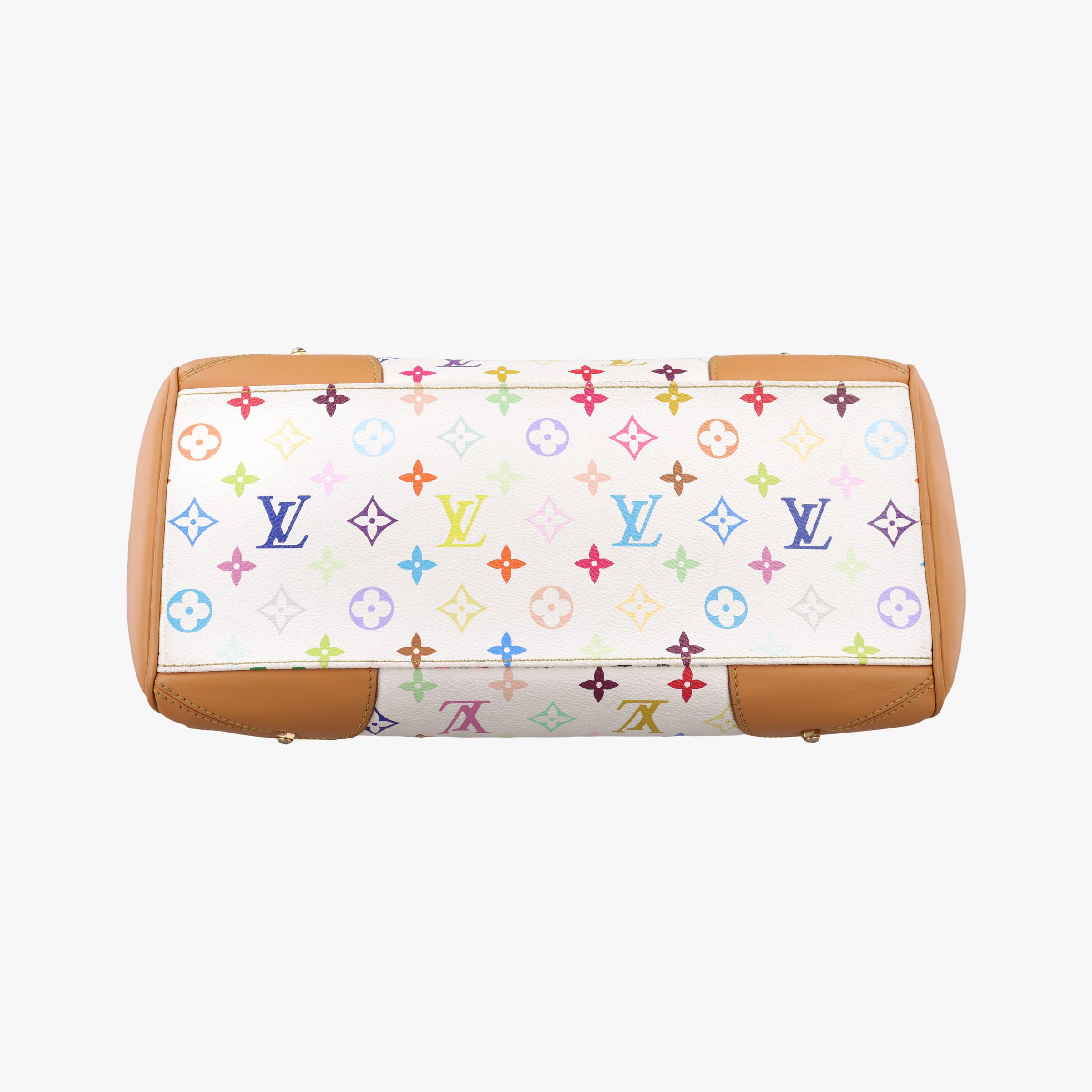 Vintage Louis Vuitton CLAUDIA white Monogram Multicolor M40193 handbag | stylenewstar