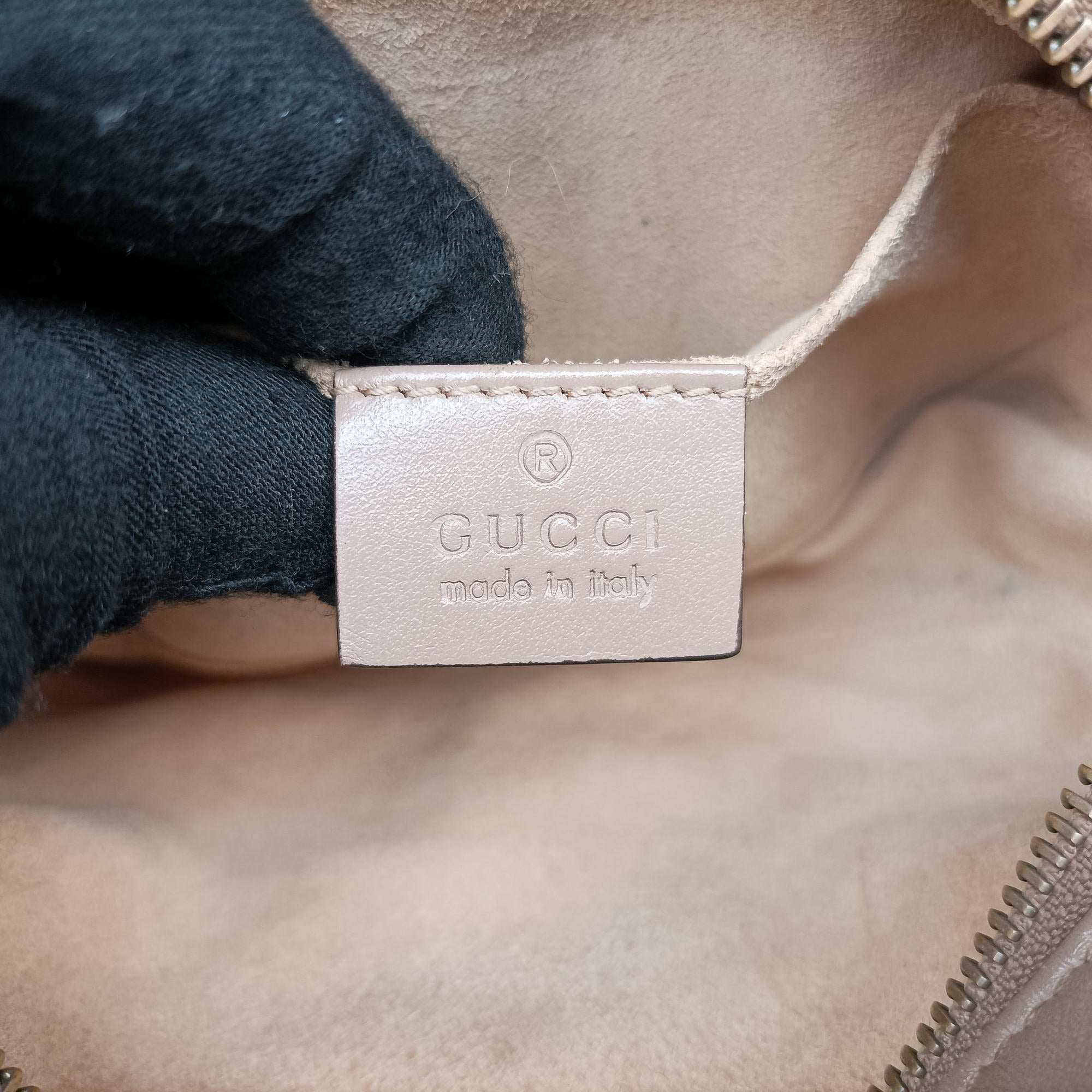 Secondhand Gucci GG Marmont Beige Leather 448065 shoulderbag | stylenewstar