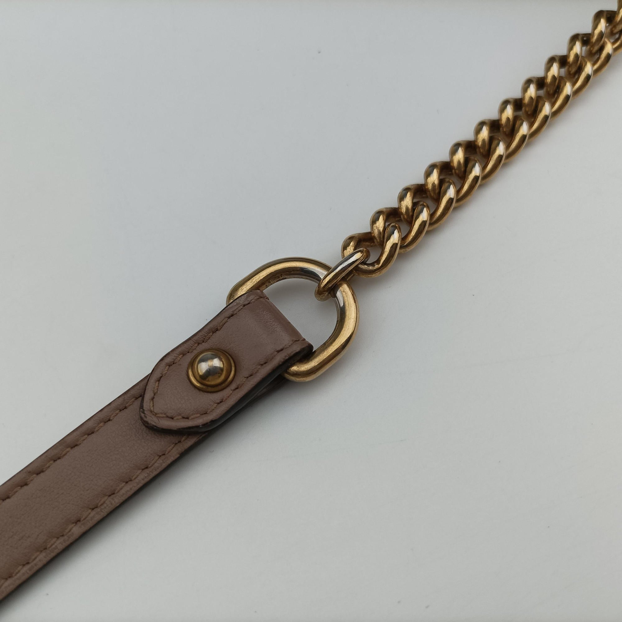 Secondhand Gucci GG Marmont Beige Leather 448065 shoulderbag | stylenewstar