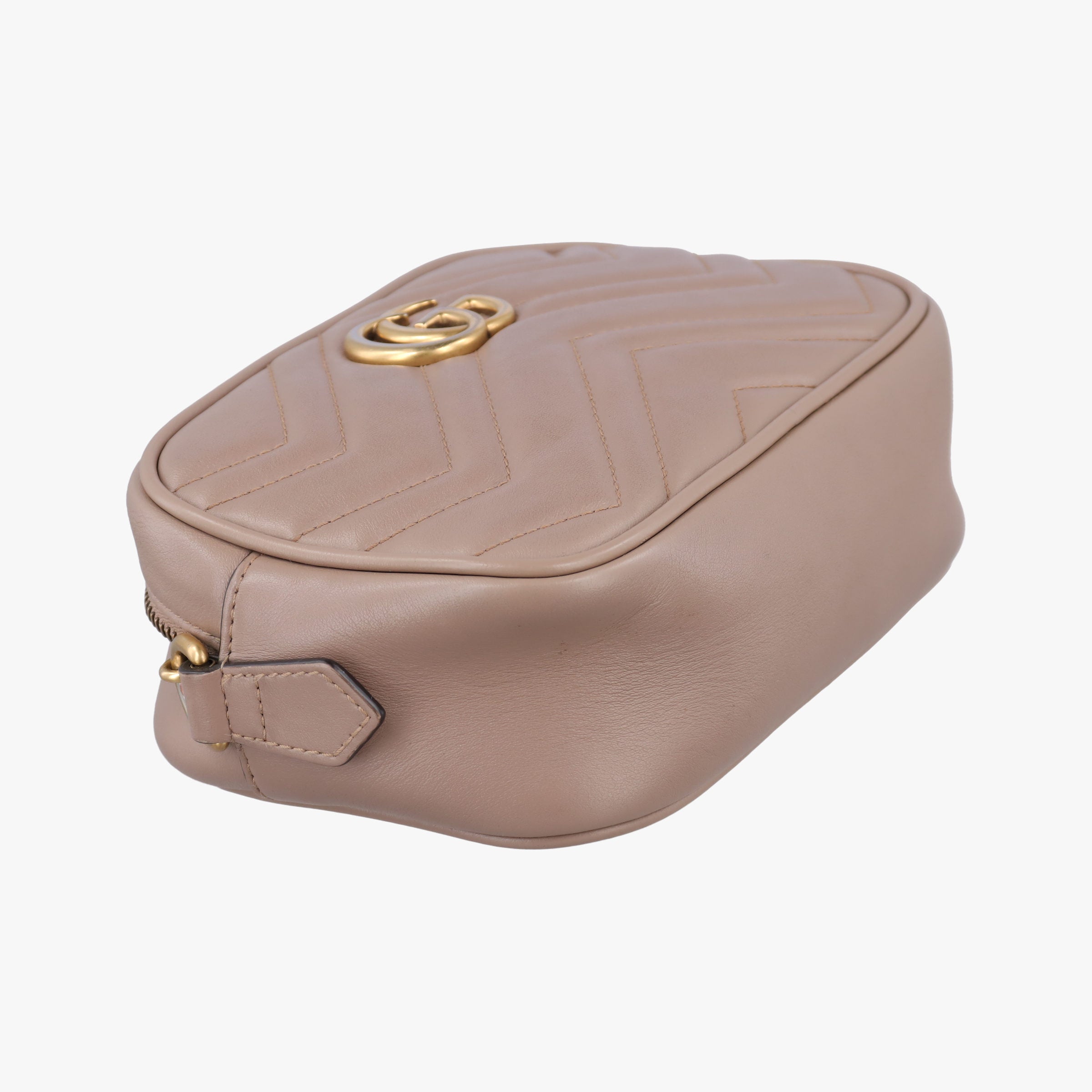 Secondhand Gucci GG Marmont Beige Leather 448065 shoulderbag | stylenewstar