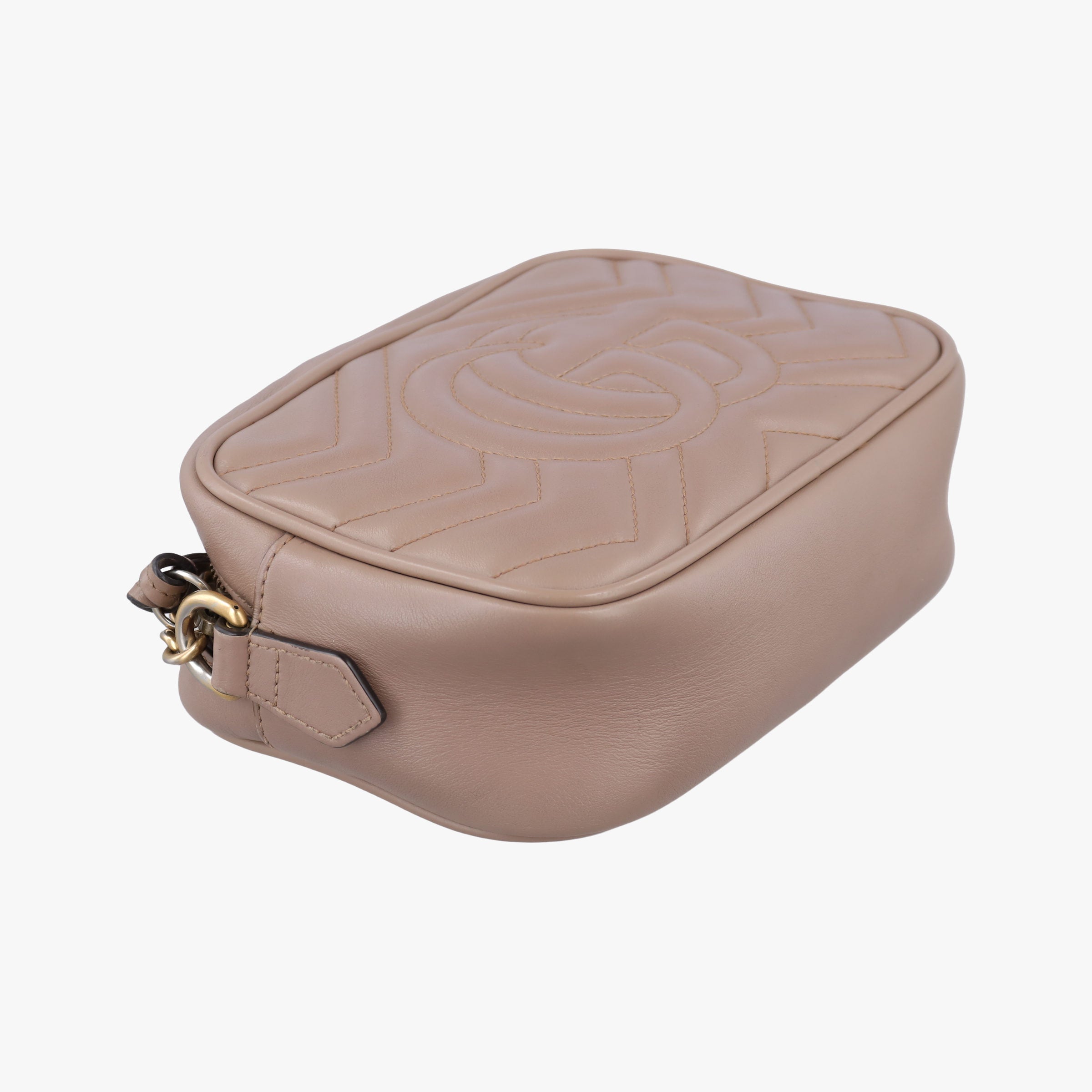 Secondhand Gucci GG Marmont Beige Leather 448065 shoulderbag | stylenewstar