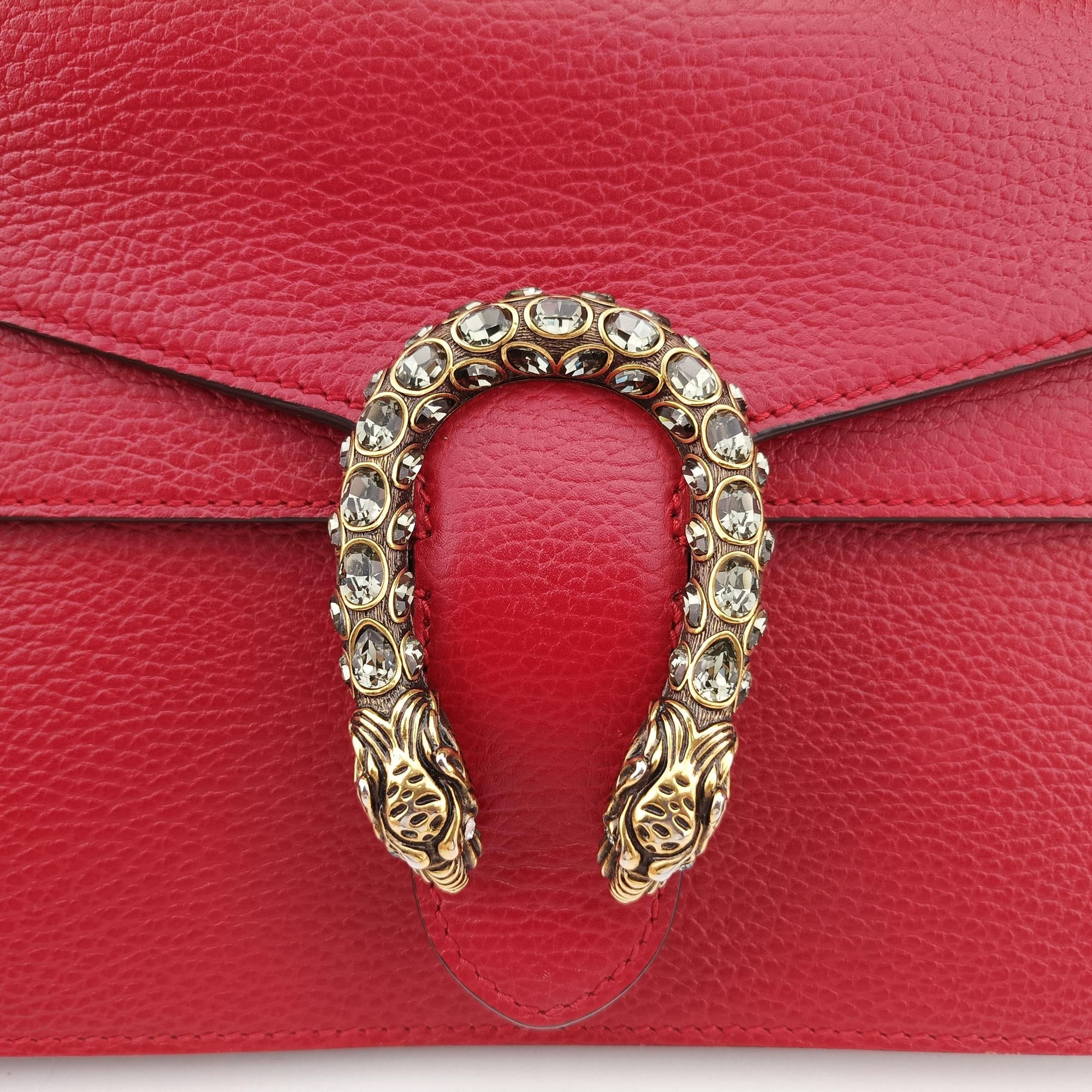 Vintage Gucci Dionysus Red Leather 400249 shoulderbag | stylenewstar