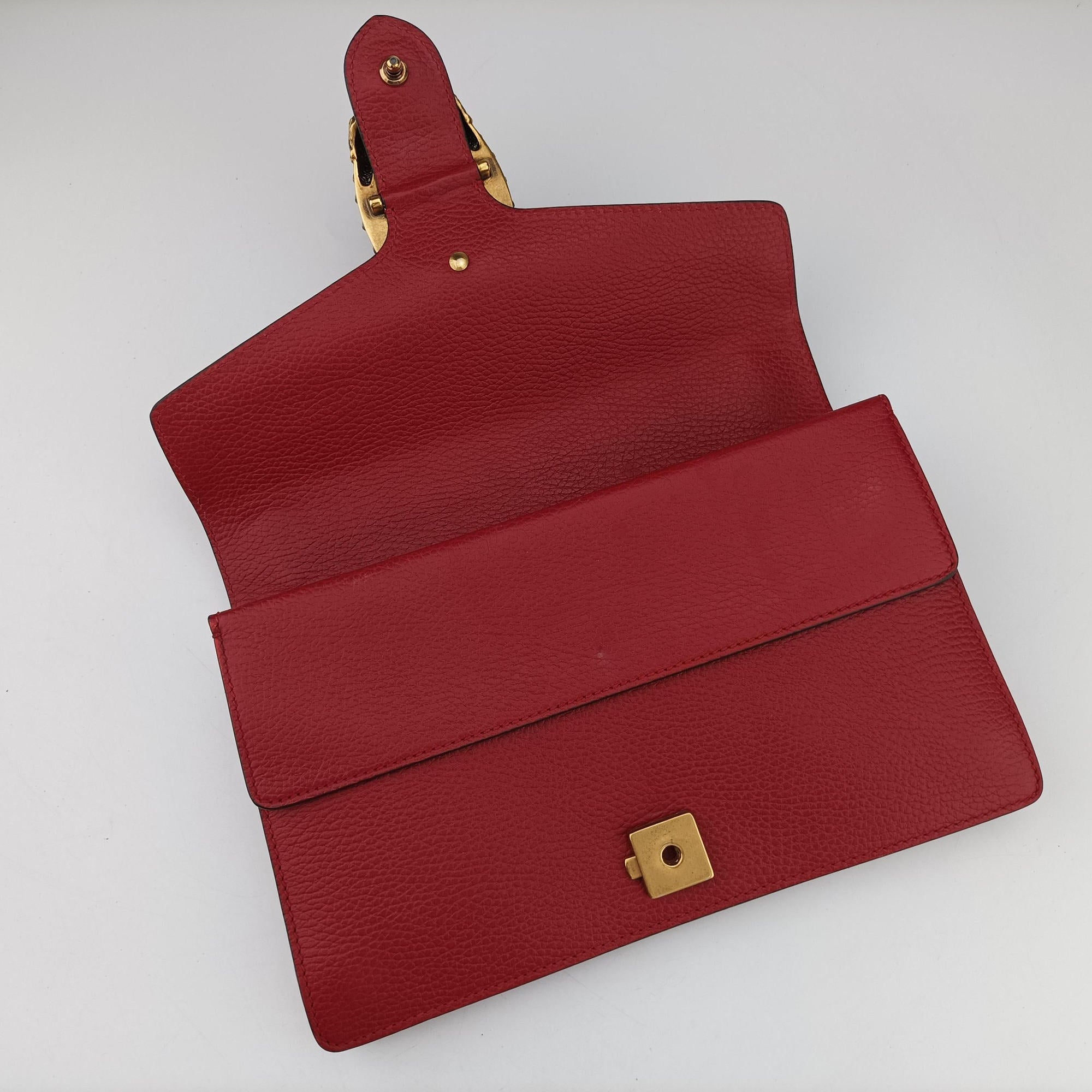 Vintage Gucci Dionysus Red Leather 400249 shoulderbag | stylenewstar