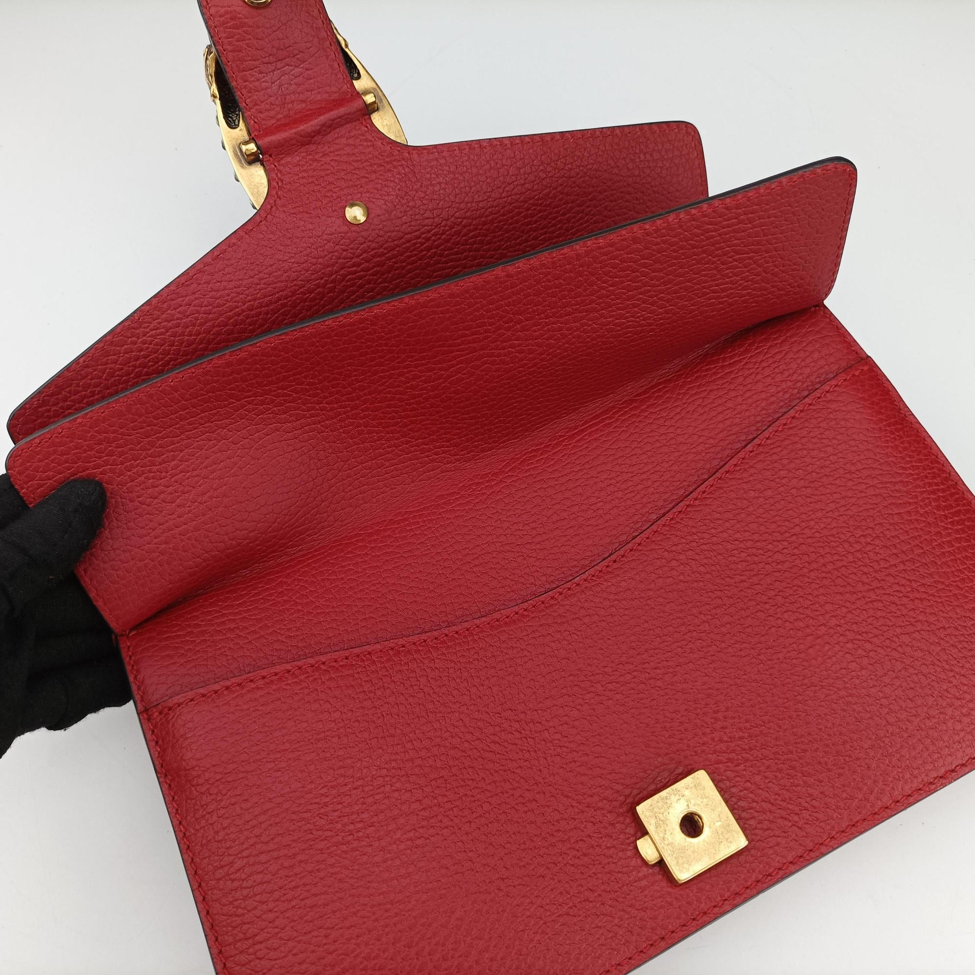 Vintage Gucci Dionysus Red Leather 400249 shoulderbag | stylenewstar
