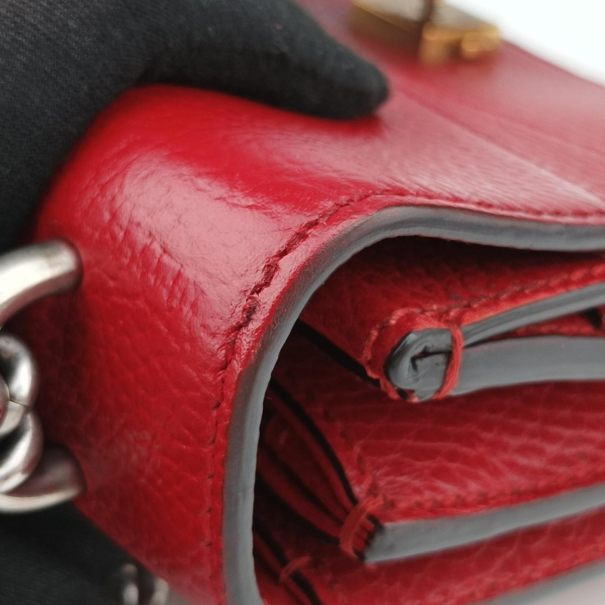 Vintage Gucci Dionysus Red Leather 400249 shoulderbag | stylenewstar